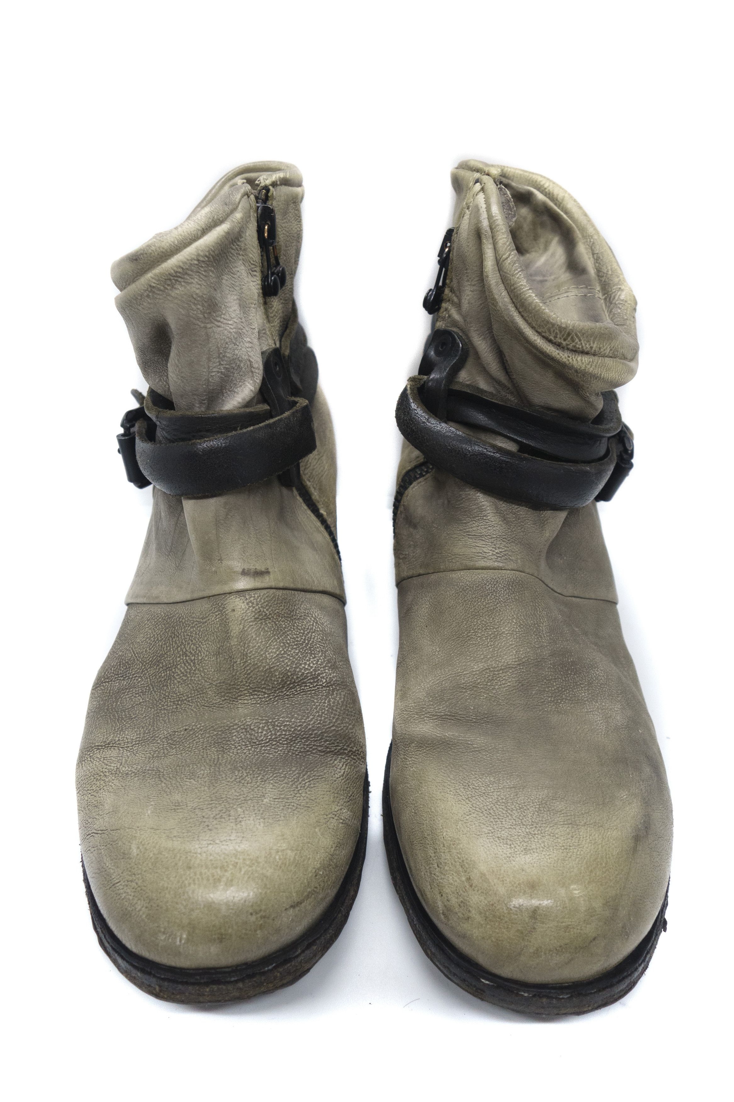 A.S.98 AS98 Belted Leather Boots Size US 9 / IT 39 - 4 Thumbnail