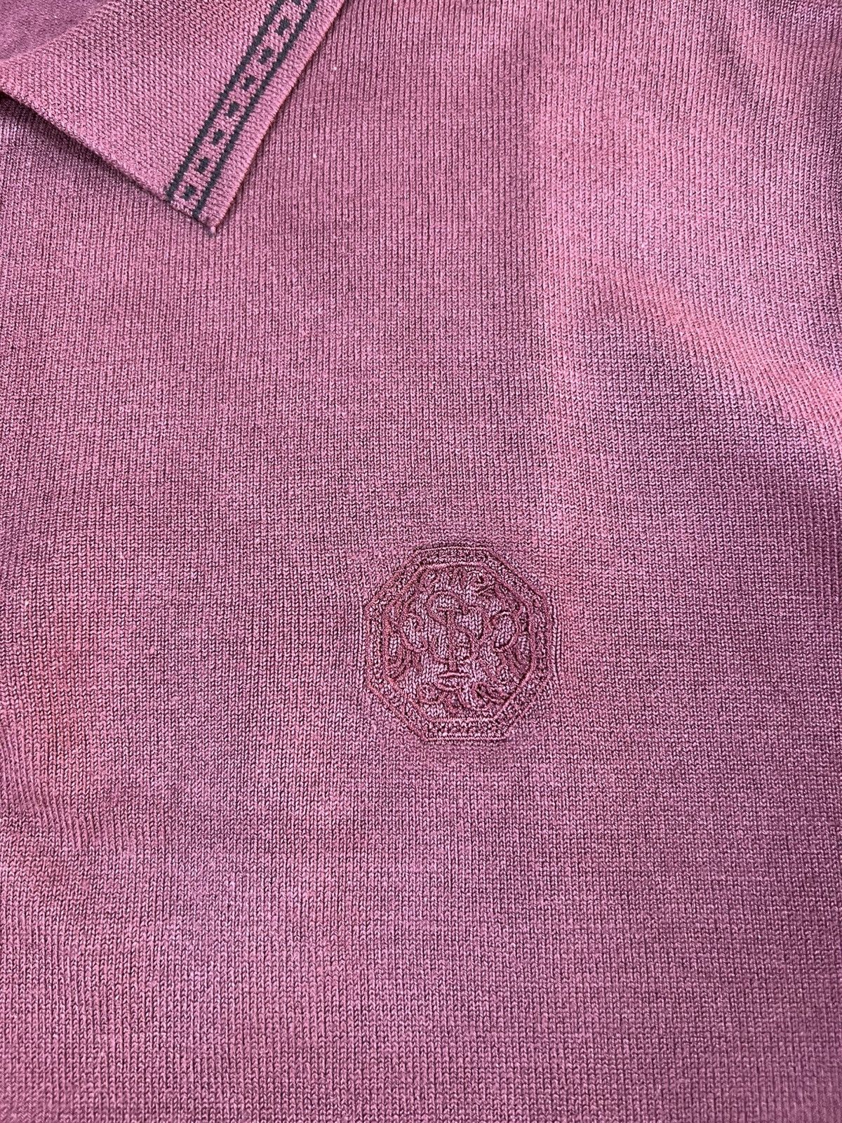 Stefano Ricci STEFANO RICCI Luxury Half-Zip Pullover Sweater Burgundy XL Size US XL / EU 56 / 4 - 6 Thumbnail