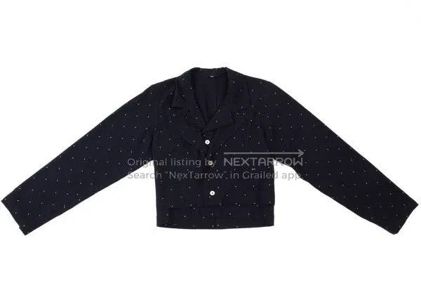 Comme des Garcons Comme des Garcons Black vintage polka dot faux two-piece d Size M / US 6-8 / IT 42-44 - 2 Thumbnail