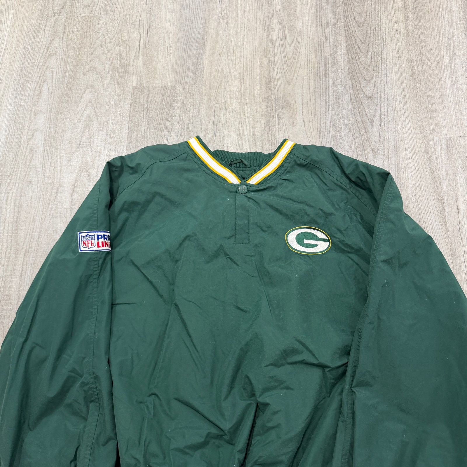 Vintage Vintage Starter Pro Line Green Bay Packers Pullover Jacket Size US XXL / EU 58 / 5 - 2 Thumbnail