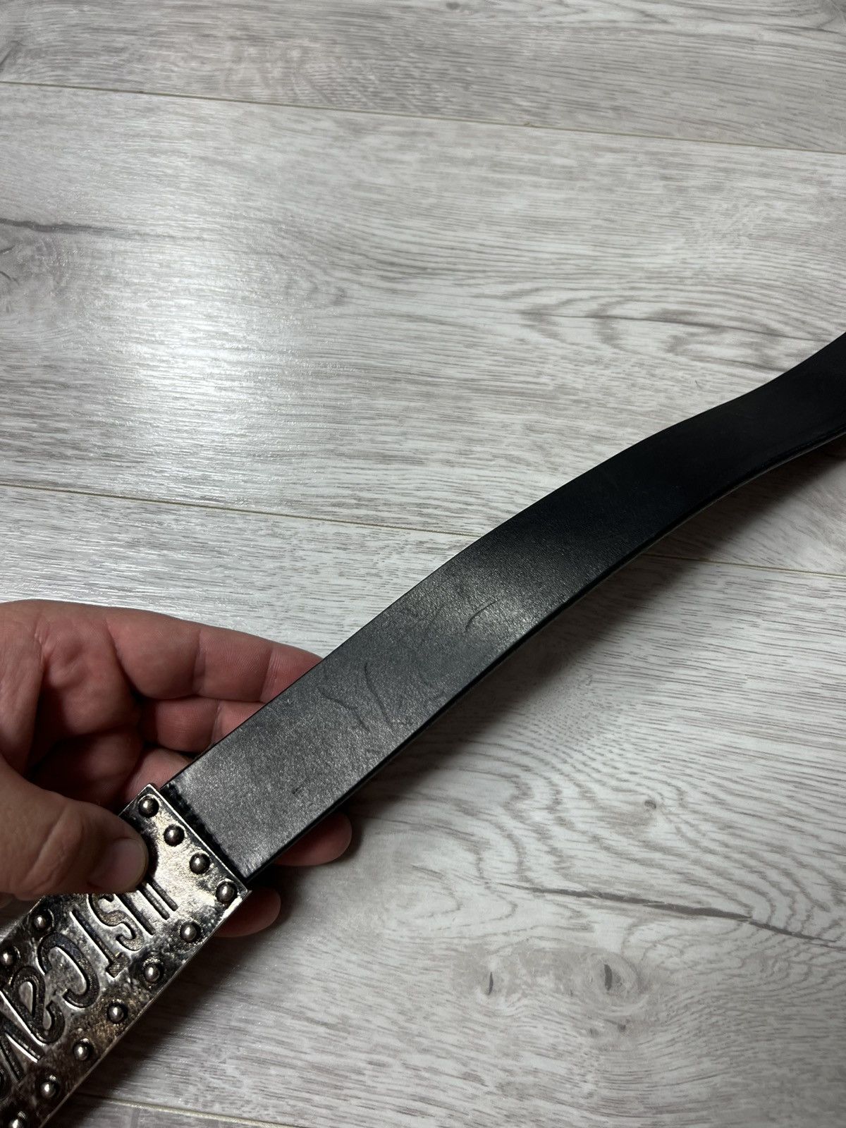 Just Cavalli Y2K Just Cavalli Leather Belt With Large Buckle Size ONE SIZE - 11 Thumbnail