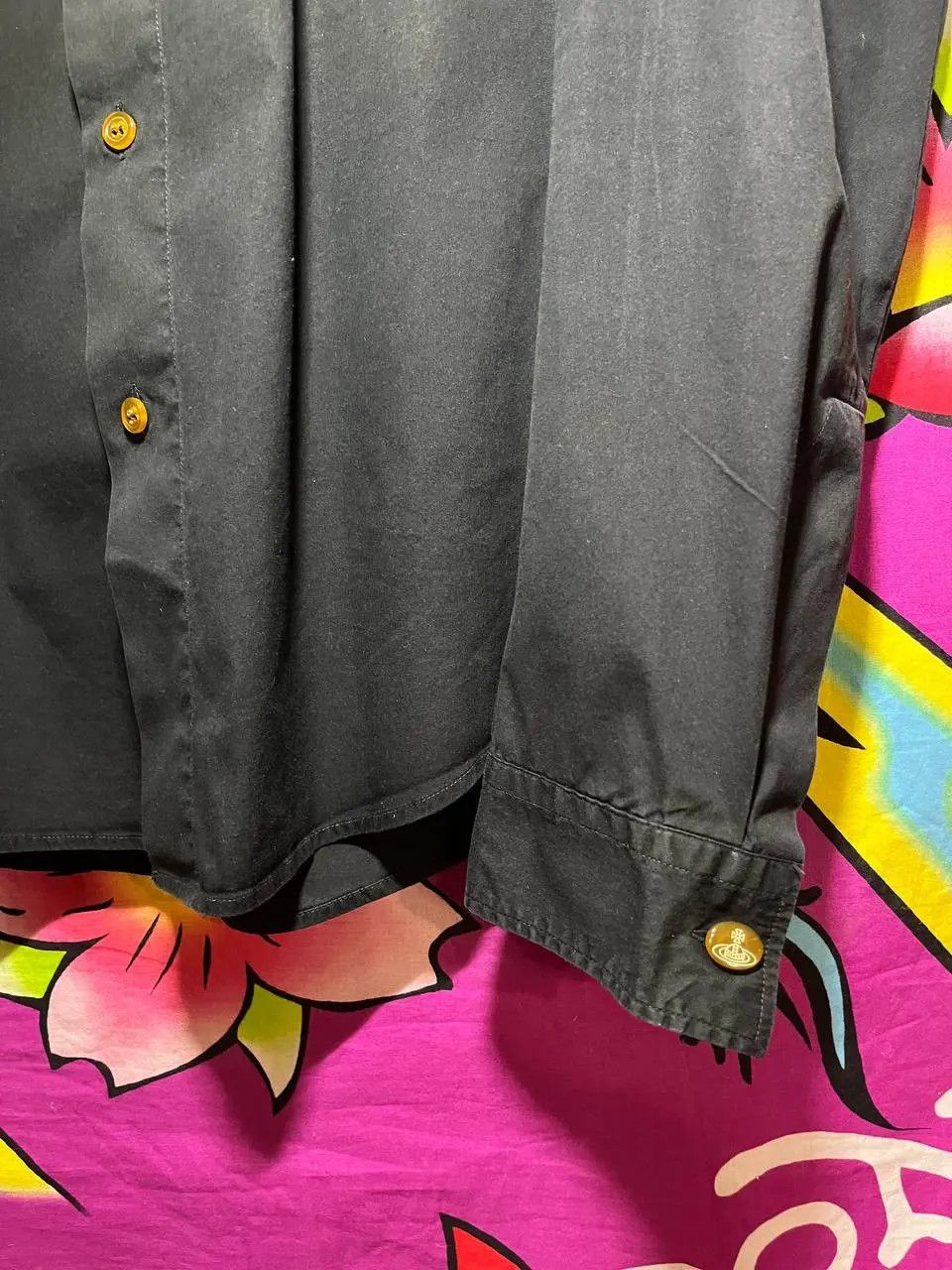 Vivienne Westwood Vivienne Westwood button shirt in black mens M Size US M / EU 48-50 / 2 - 8 Thumbnail