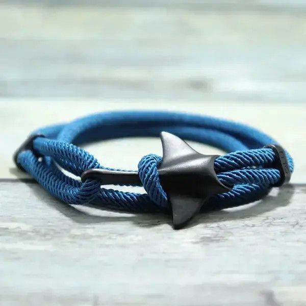 Japanese Brand 4mm Rope Manta Rays Charms Bracelet Size ONE SIZE - 2 Thumbnail
