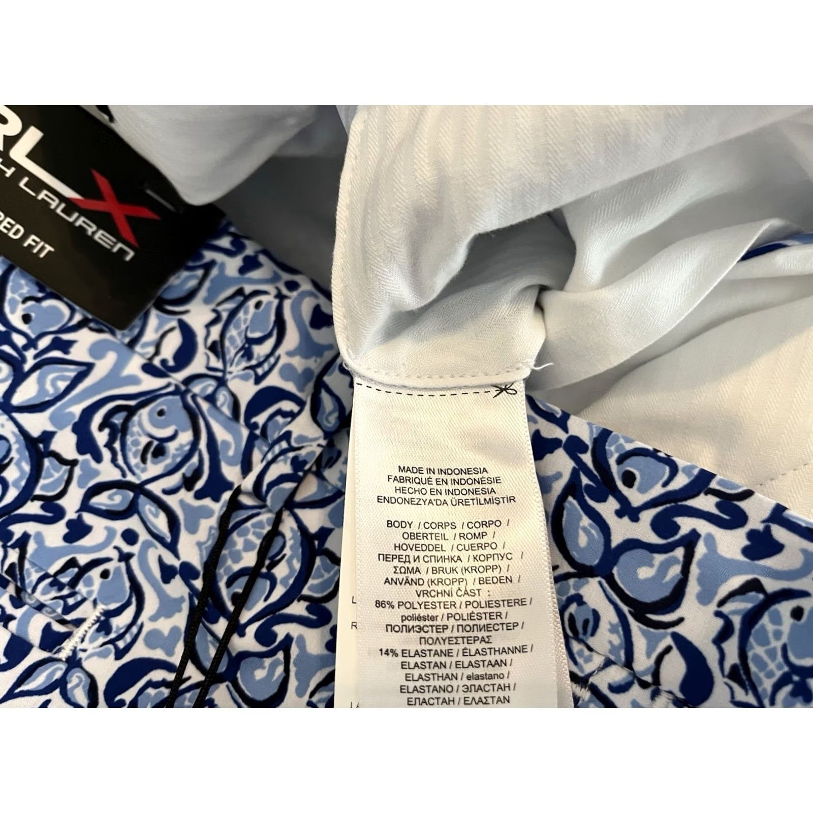 RLX Ralph Lauren RLX Ralph Lauren Golf Pants Blue Fish Print Mens 32x32 NWT Size US 32 / EU 48 - 4 Thumbnail
