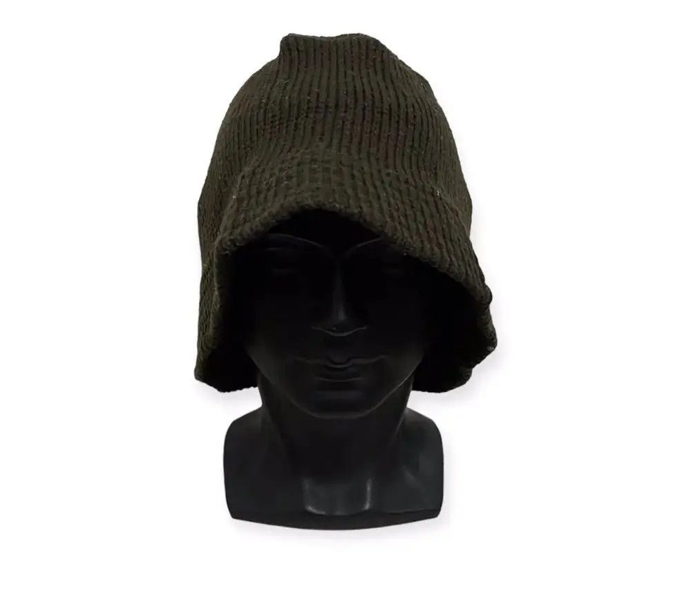 Japanese Brand × Vintage Japanese Brand Plain Knit Bucket Hat Size ONE SIZE - 1 Thumbnail