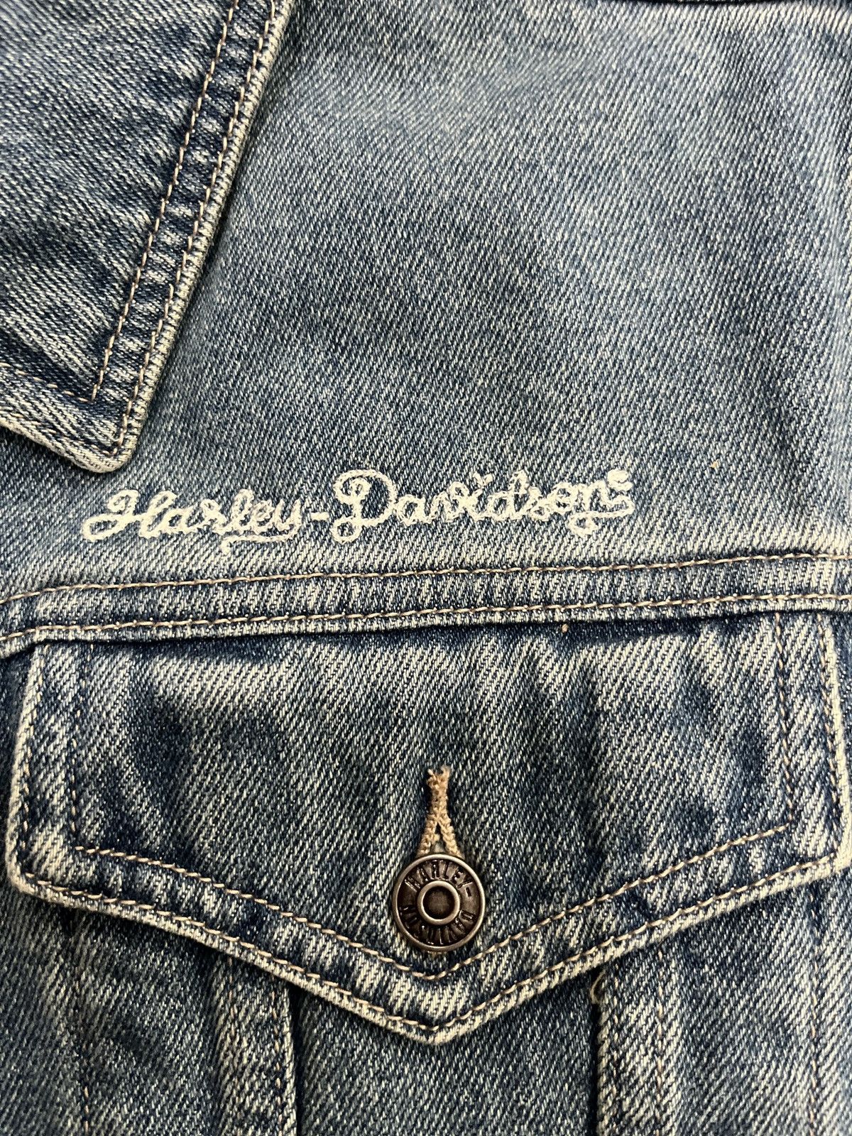 Harley Davidson Harley Davidson jean jacket. Size xl Size XL / US 12-14 / IT 48-50 - 3 Thumbnail