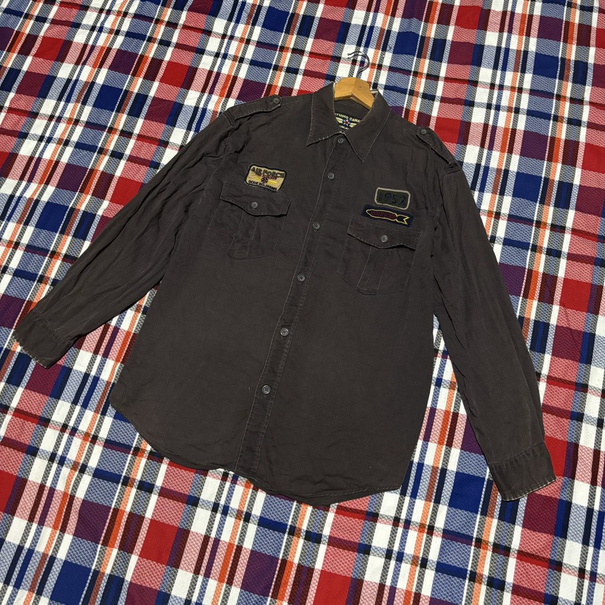 Vintage Vintage Studio Canal Army Military Shirt Size US M / EU 48-50 / 2 - 1 Thumbnail