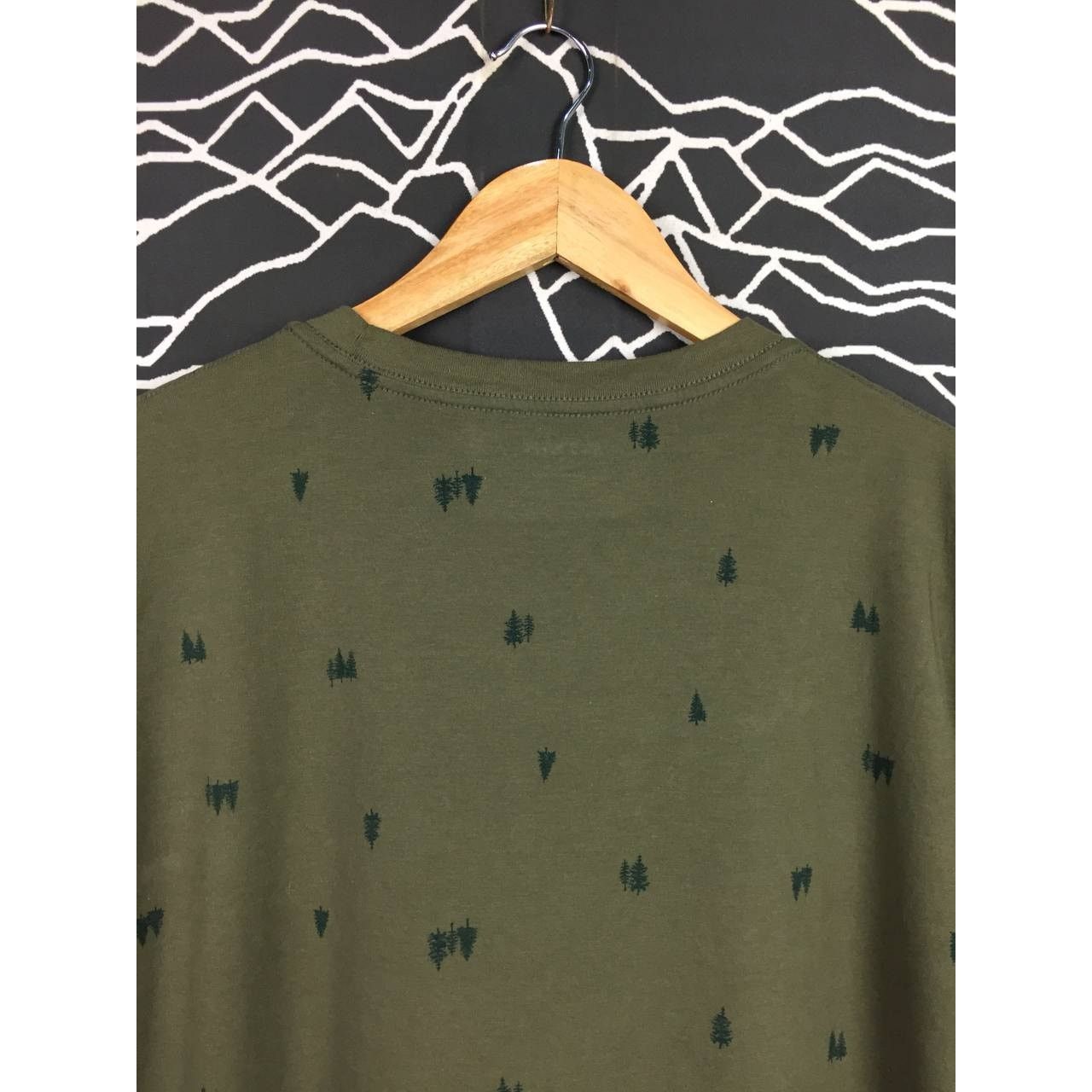 Old Navy × Vintage Old Navy Fir Tree All Over Print Soft Washed Tee Size L Size US L / EU 52-54 / 3 - 6 Thumbnail