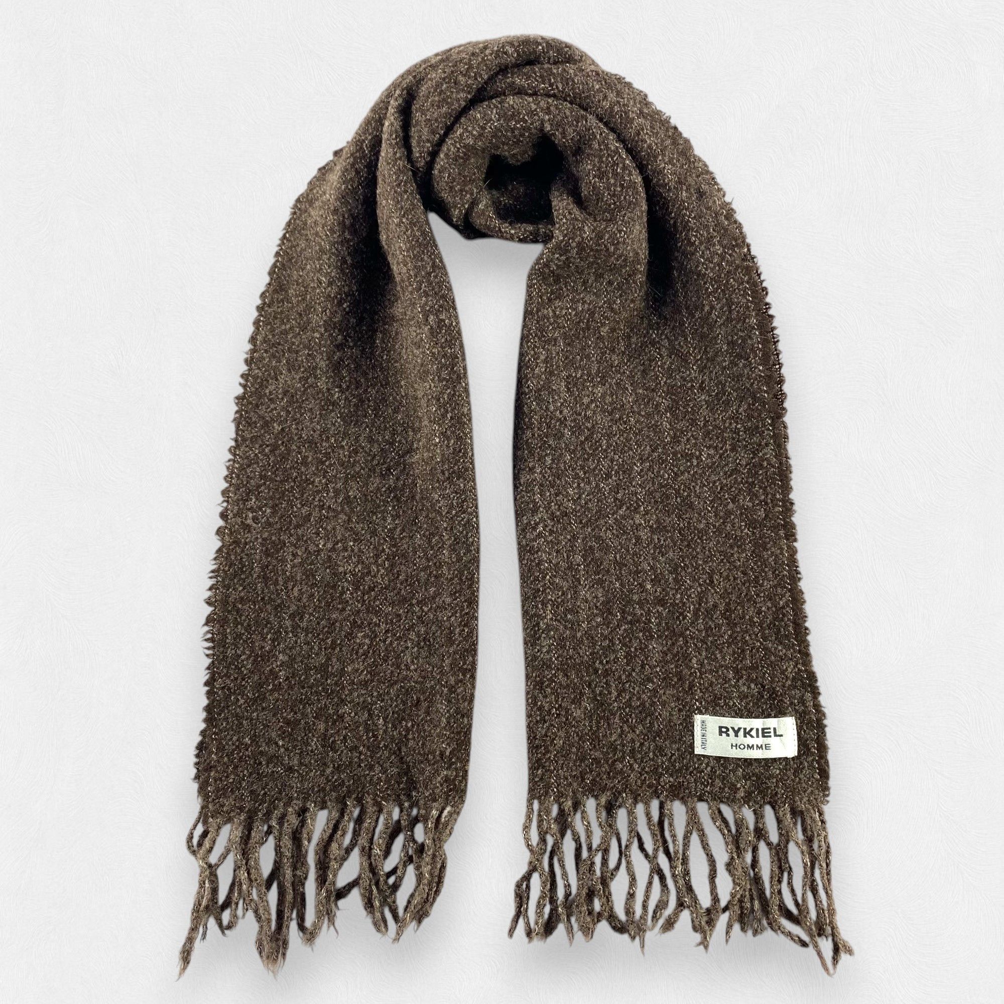Sonia Rykiel Rykiel Homme Scarf Neck Wrap Wool Muffler Size ONE SIZE - 1 Thumbnail