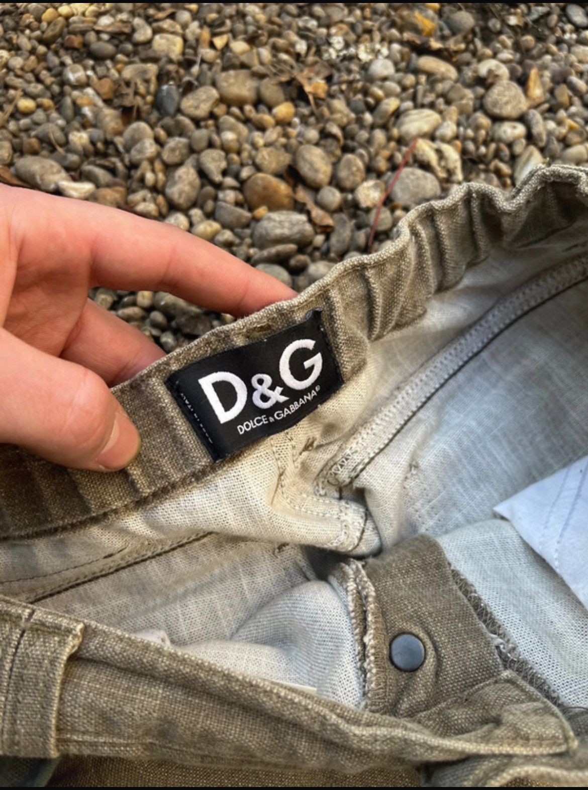 Dolce & Gabbana × Vintage AW2004 Dolce & Gabbana Grey Army Cargo Pants Size US 32 / EU 48 - 5 Thumbnail