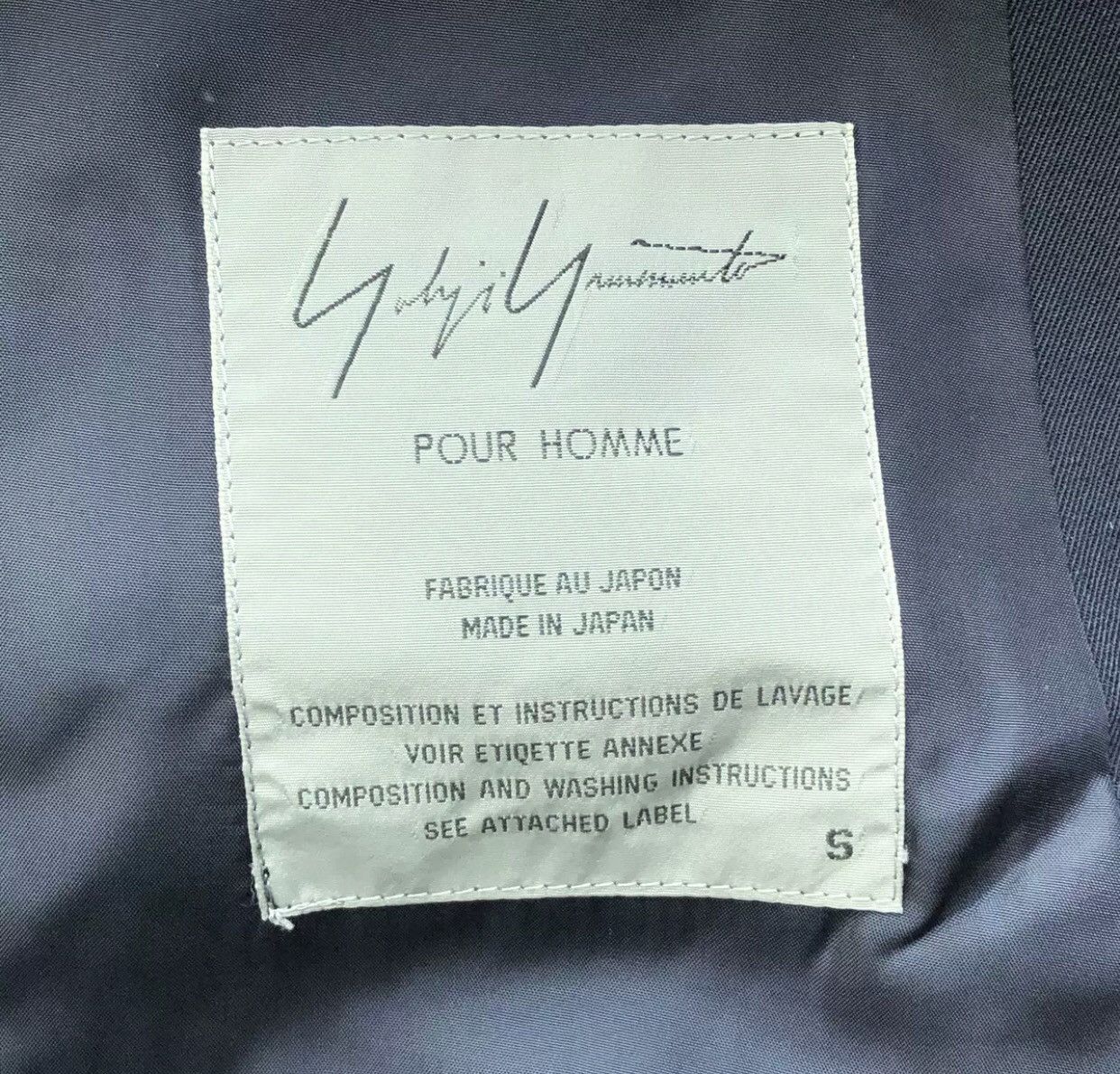 Yohji Yamamoto Yohji Yamamoto 94ss wool suit with and hidden buttons suit Size 40S - 5 Thumbnail
