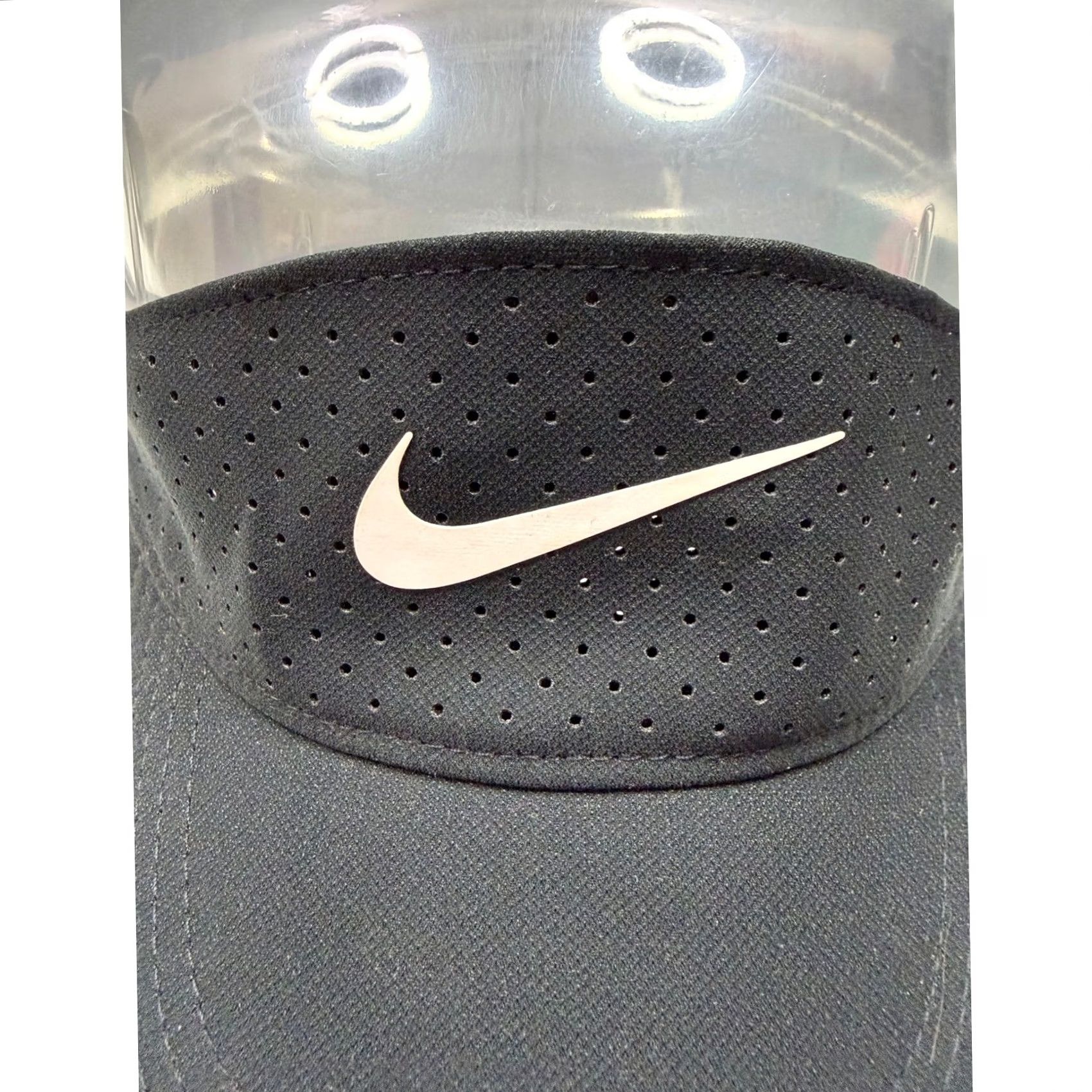 Nike Nike Visor Unisex Black Dri-FIT Perforated Adjustable Athletic Hat OSFM Size ONE SIZE - 2 Thumbnail
