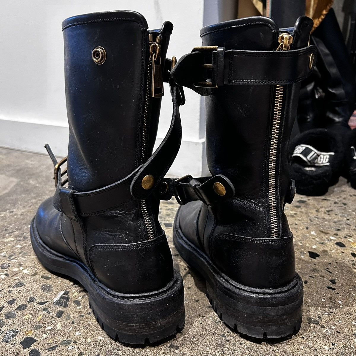 Dolce & Gabbana Runway Buckle Boots Sz 41.5 Size US 7.5 / EU 40-41 - 5 Thumbnail