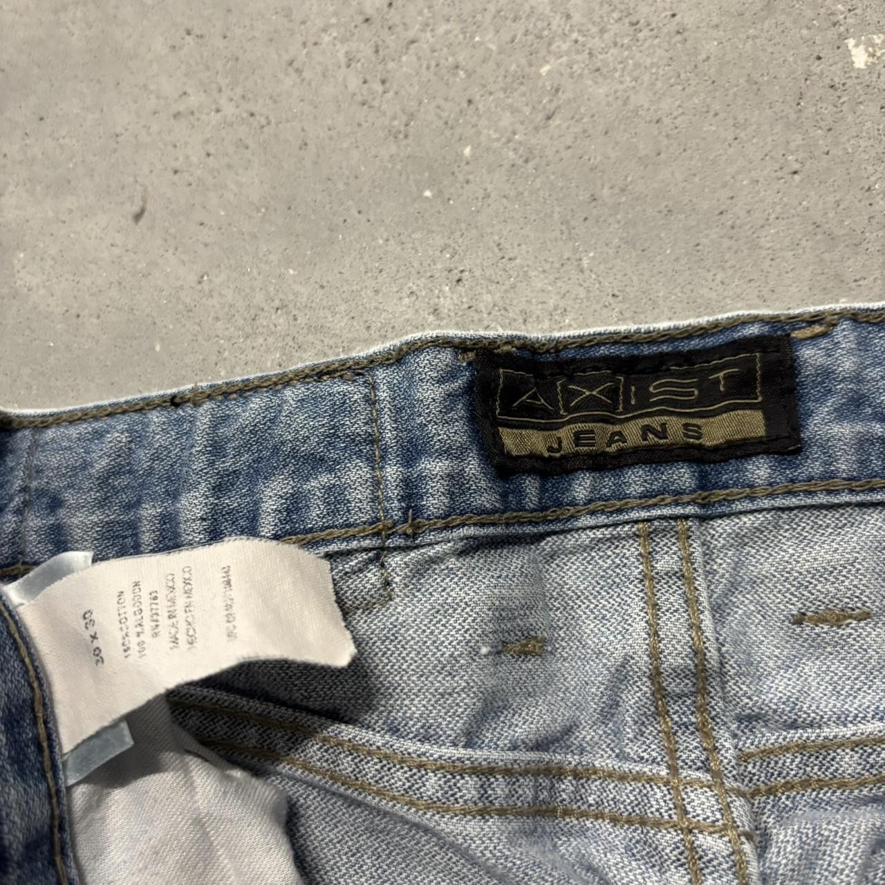 Japanese Brand × Vintage Crazy Vintage Y2K/2000s Light Wash Essential Denim Jeans! Size US 30 / EU 46 - 8 Thumbnail