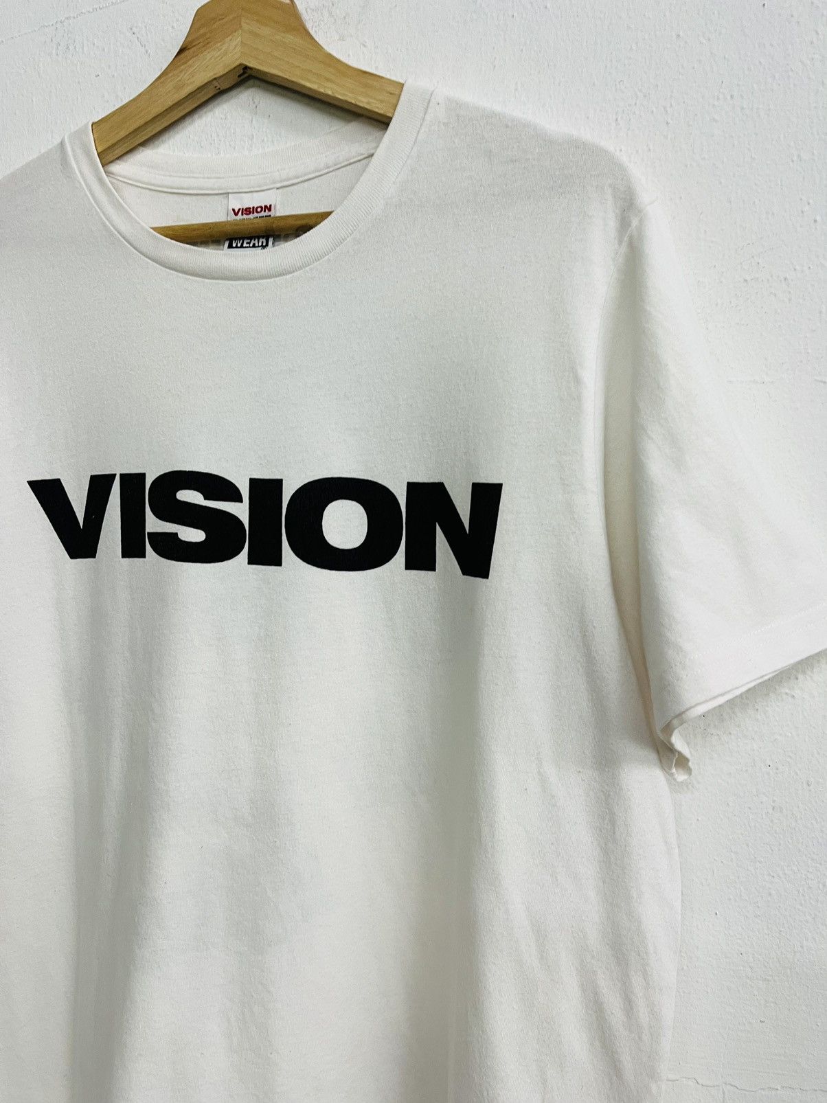 Vintage × Vision Streetwear VINTAGE Y2K VISION STREETWEAR ALL LOGO TEE Size US L / EU 52-54 / 3 - 4 Thumbnail