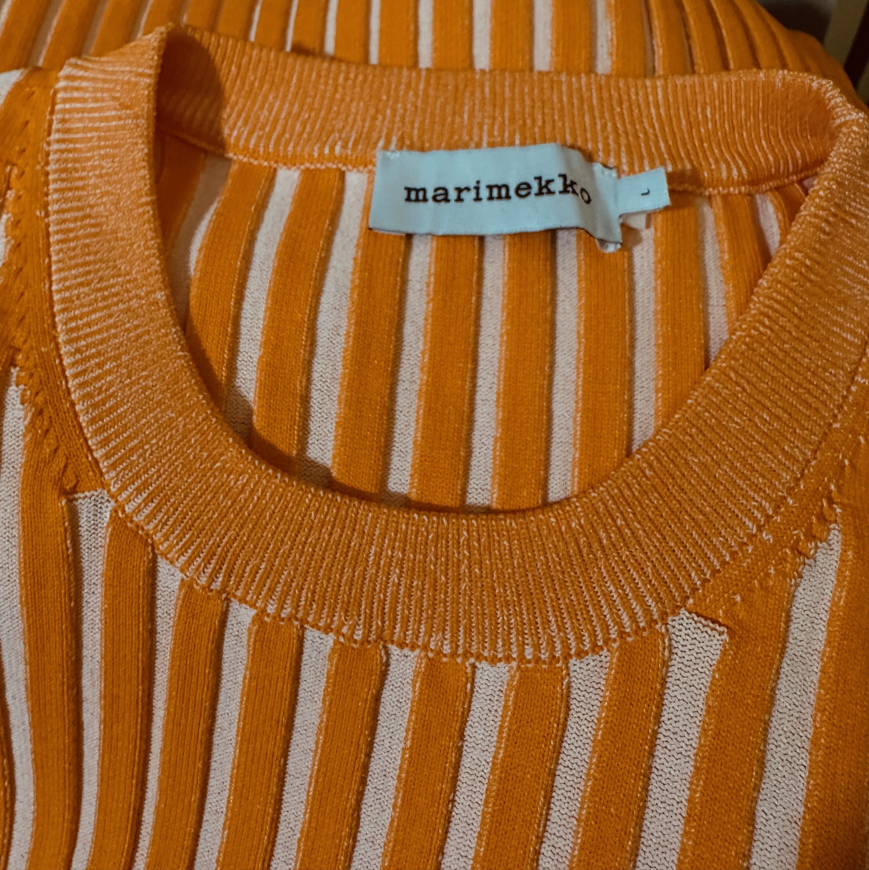 Marimekko Crew Neck Sweater Orange Size L / US 10 / IT 46 - 5 Thumbnail