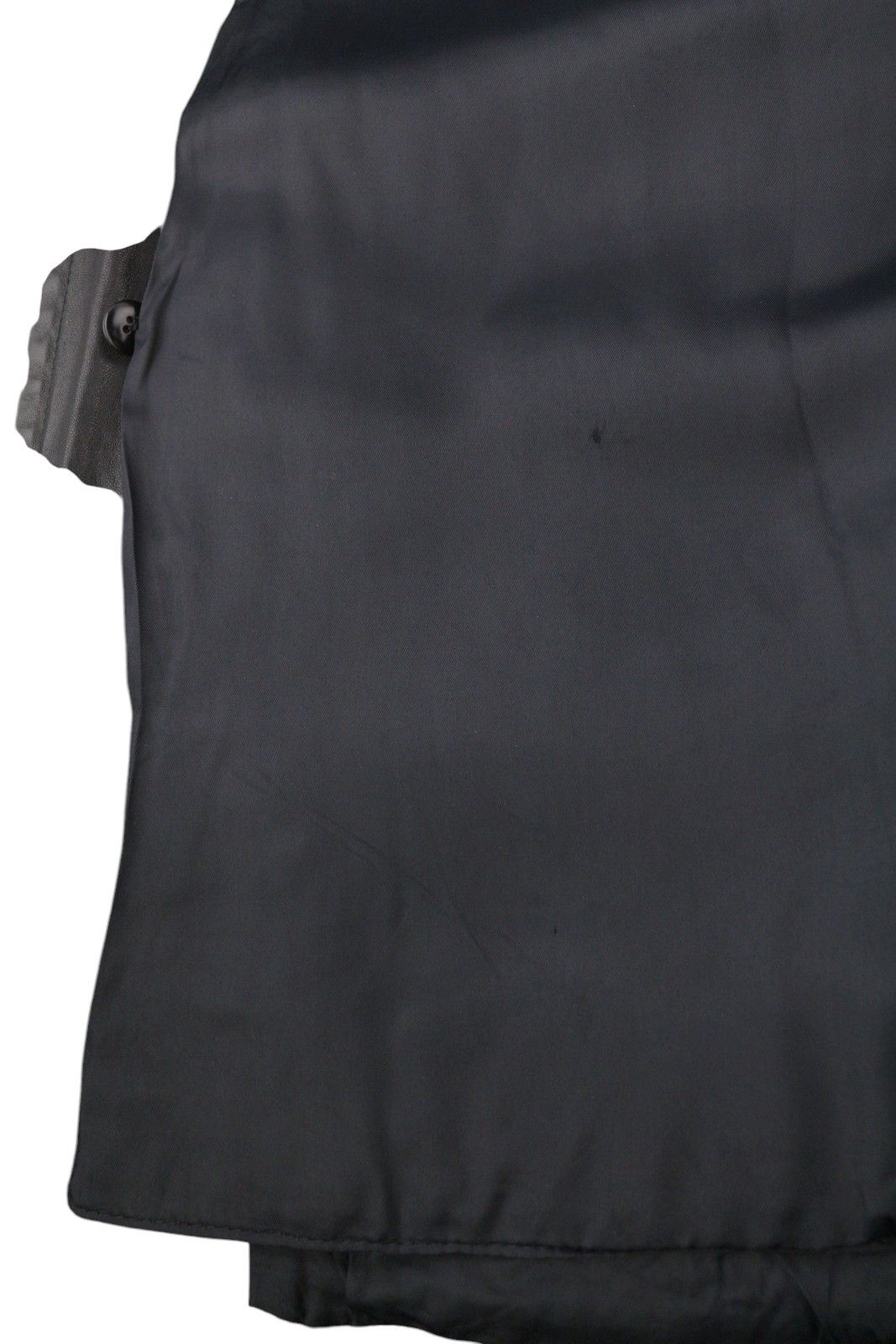 Marina Rinaldi M Vintage Black Leather Removable Lining Mid-Length 86460 Size M / US 6-8 / IT 42-44 - 15 Thumbnail