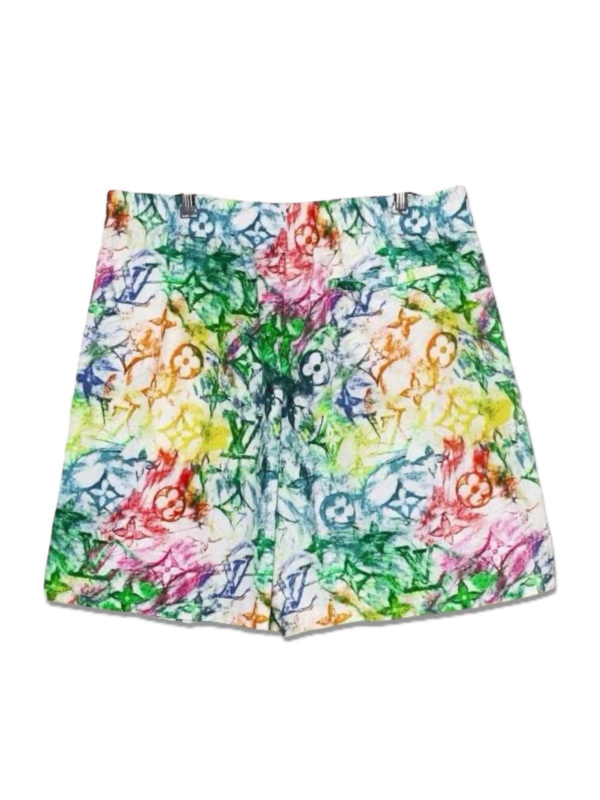 Louis Vuitton Louis Vuitton 38 Pastel Monogram Logo Watercolor Short Size US 38 / EU 54 - 2 Thumbnail