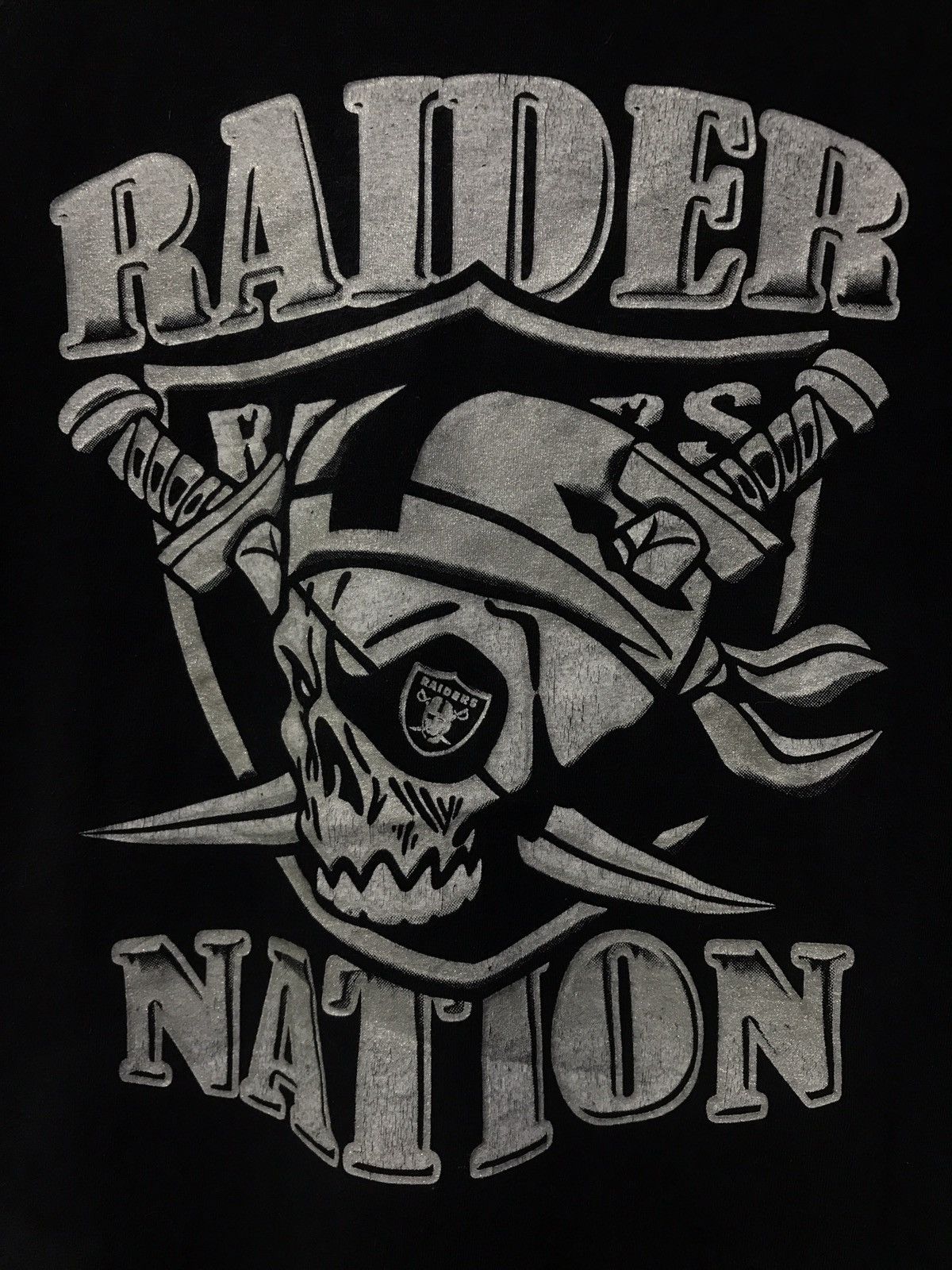 NFL × Vintage Vintage Raiders One Nation Ruthless Tee Size US XL / EU 56 / 4 - 1 Thumbnail