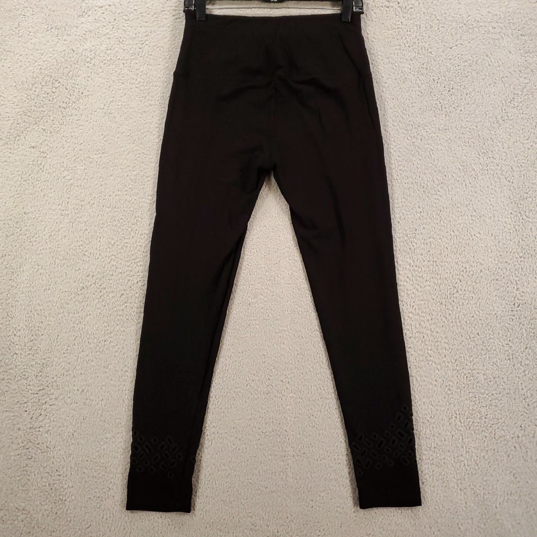 Vintage John Mark Leggings Womens 4 Black Ankle Stretchy Pullon Inseam 28in Spandex Viscose Activewear Casual 90s Athleisure Womens Size 27" / US 4 / IT 40 - 7 Thumbnail