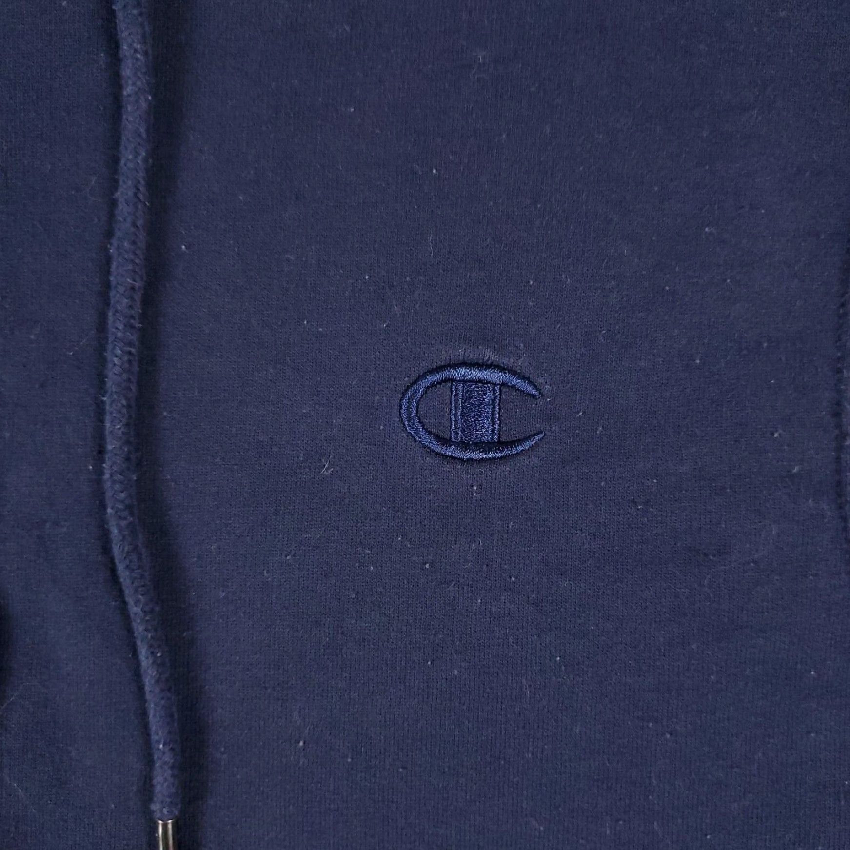 Champion Champion Blue Hoodie Womens XS Casual Pullover Sweatshirt Size XS / US 0-2 / IT 36-38 - 2 Thumbnail