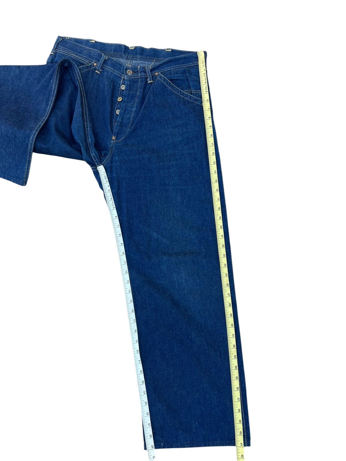 Lee Vintage 90s Lee Jelt Denim Sanforized Denim Work Jeans Size US 34 / EU 50 - 4 Thumbnail