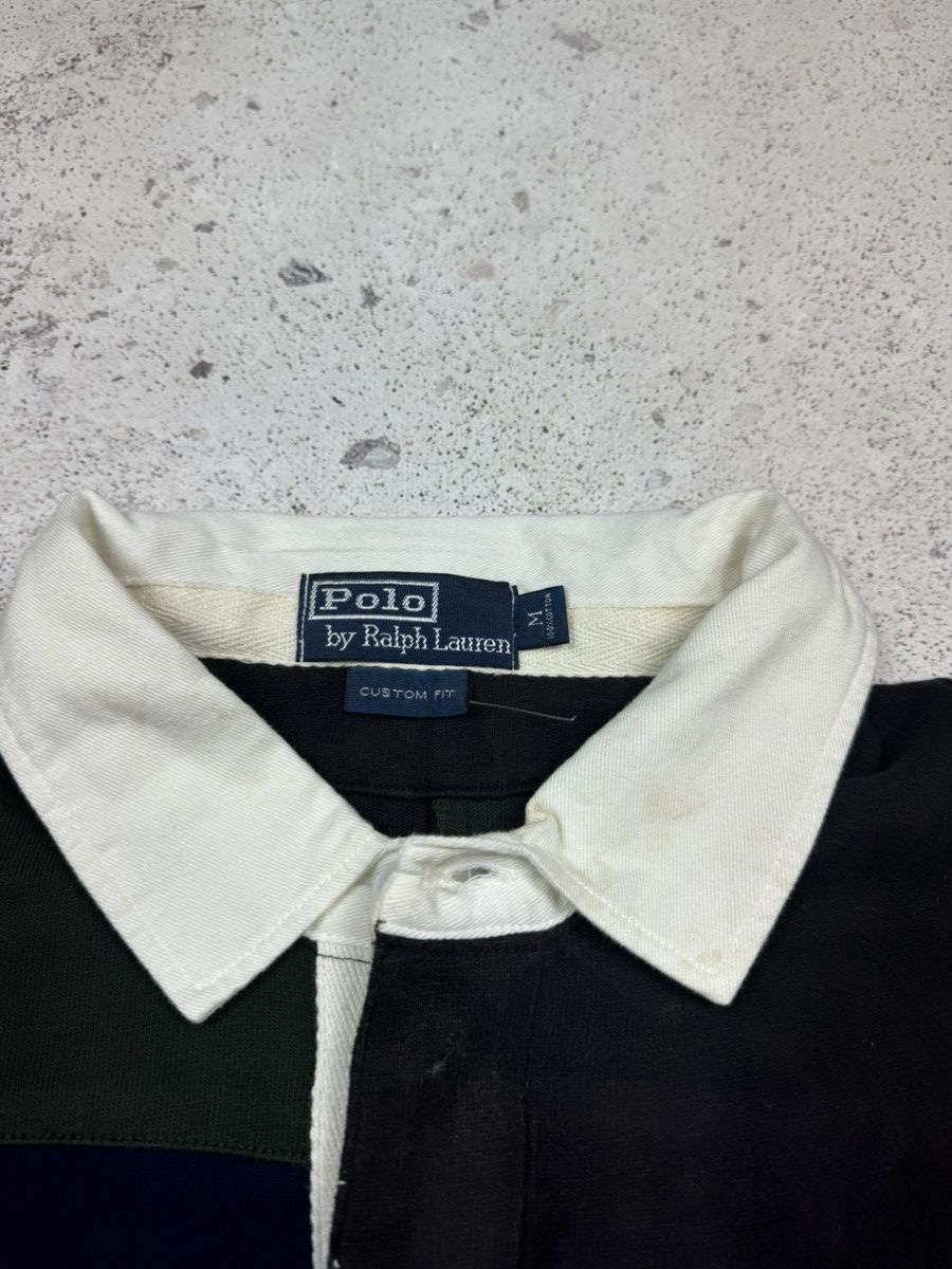 Polo Ralph Lauren × Vintage Vintage Polo Ralph Lauren Patchwork Rugby Rare Men’s M Size US M / EU 48-50 / 2 - 10 Thumbnail