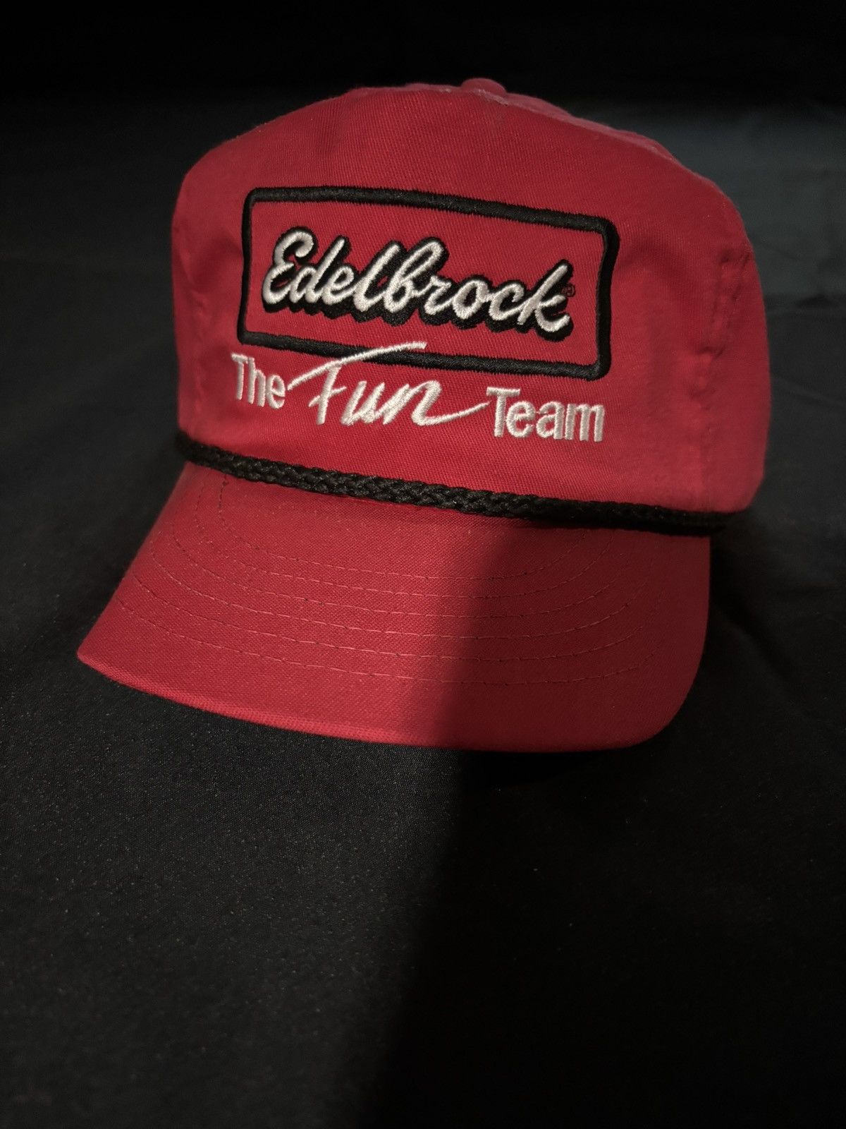 Vintage Edelbrock Trucker Hat Size ONE SIZE - 2 Thumbnail