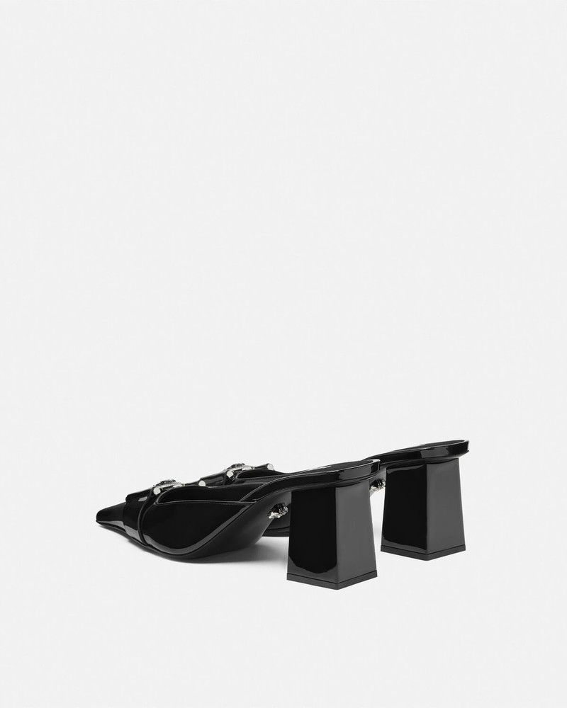 Versace o1y0226 Mules in Black Size US 6 / IT 36 - 3 Thumbnail