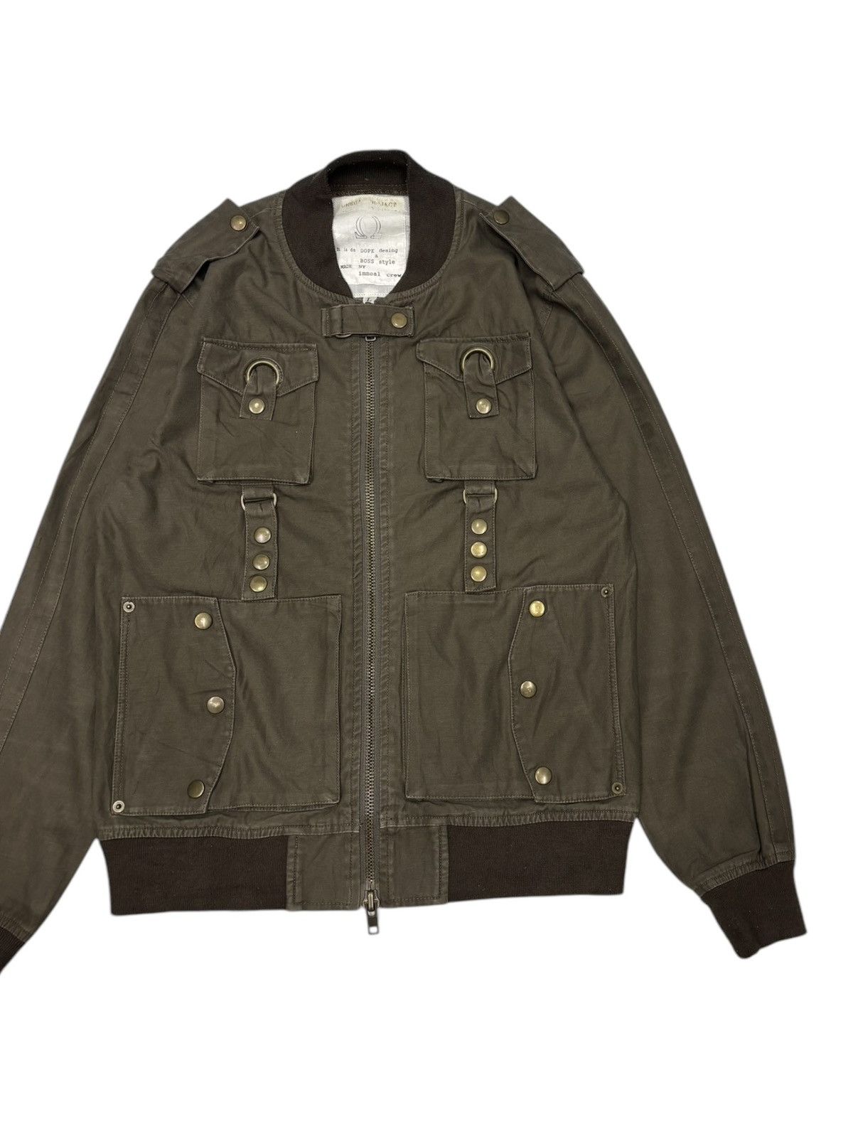 Kapital 2000s Omega Project Parachute Multi Pocket Bomber Jacket Size US S / EU 44-46 / 1 - 4 Thumbnail