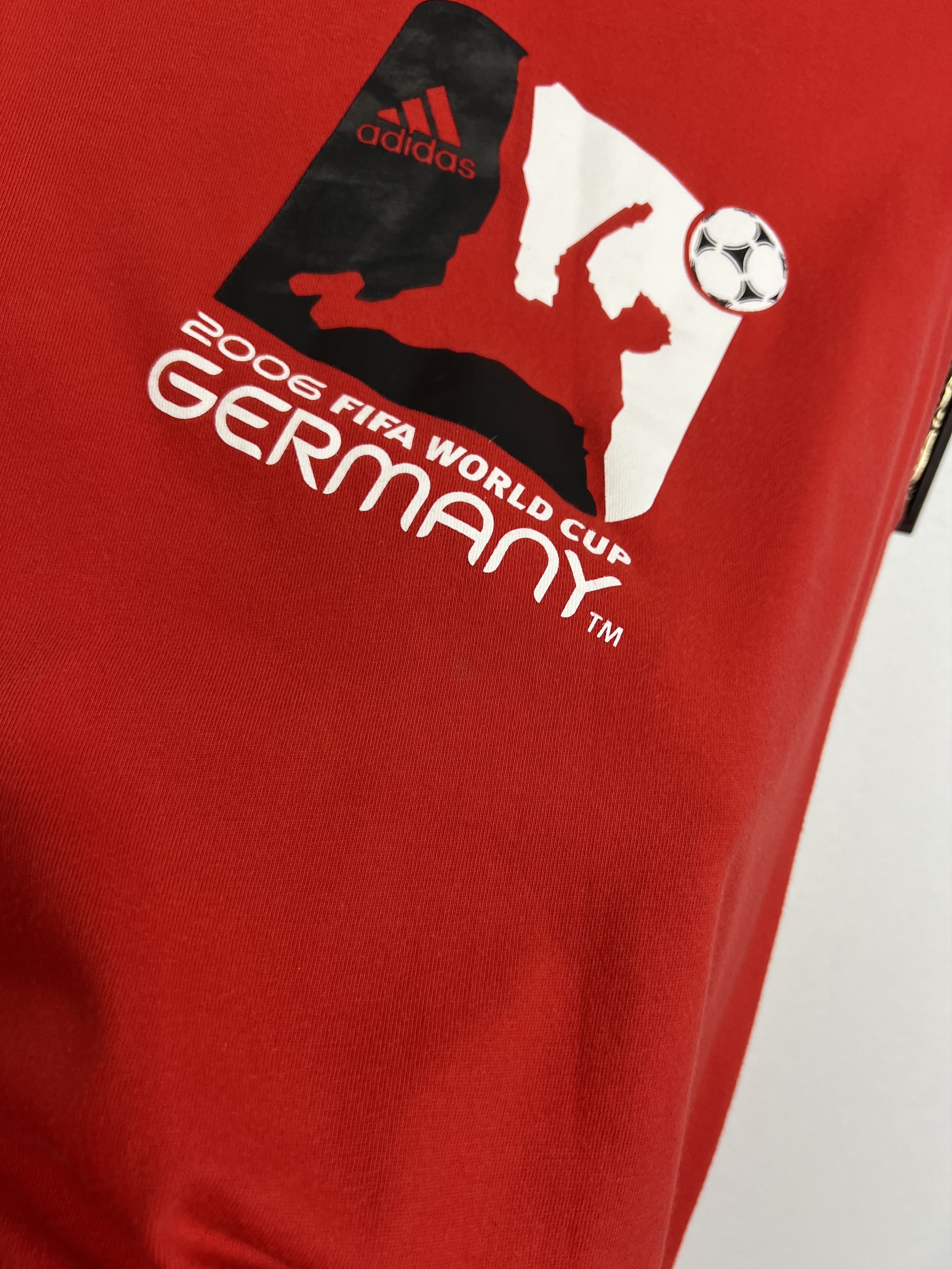 Adidas Germany World Cup Football Train Vest Shirt Siccer Jersey Size US M / EU 48-50 / 2 - 5 Thumbnail