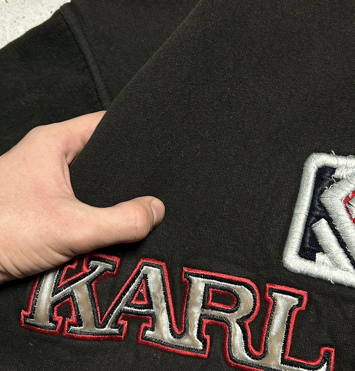 Karl Kani Vintage 90s Karl Kani 2Pac Style Distressed Hip Hop Hoodie Size US XL / EU 56 / 4 - 16 Thumbnail