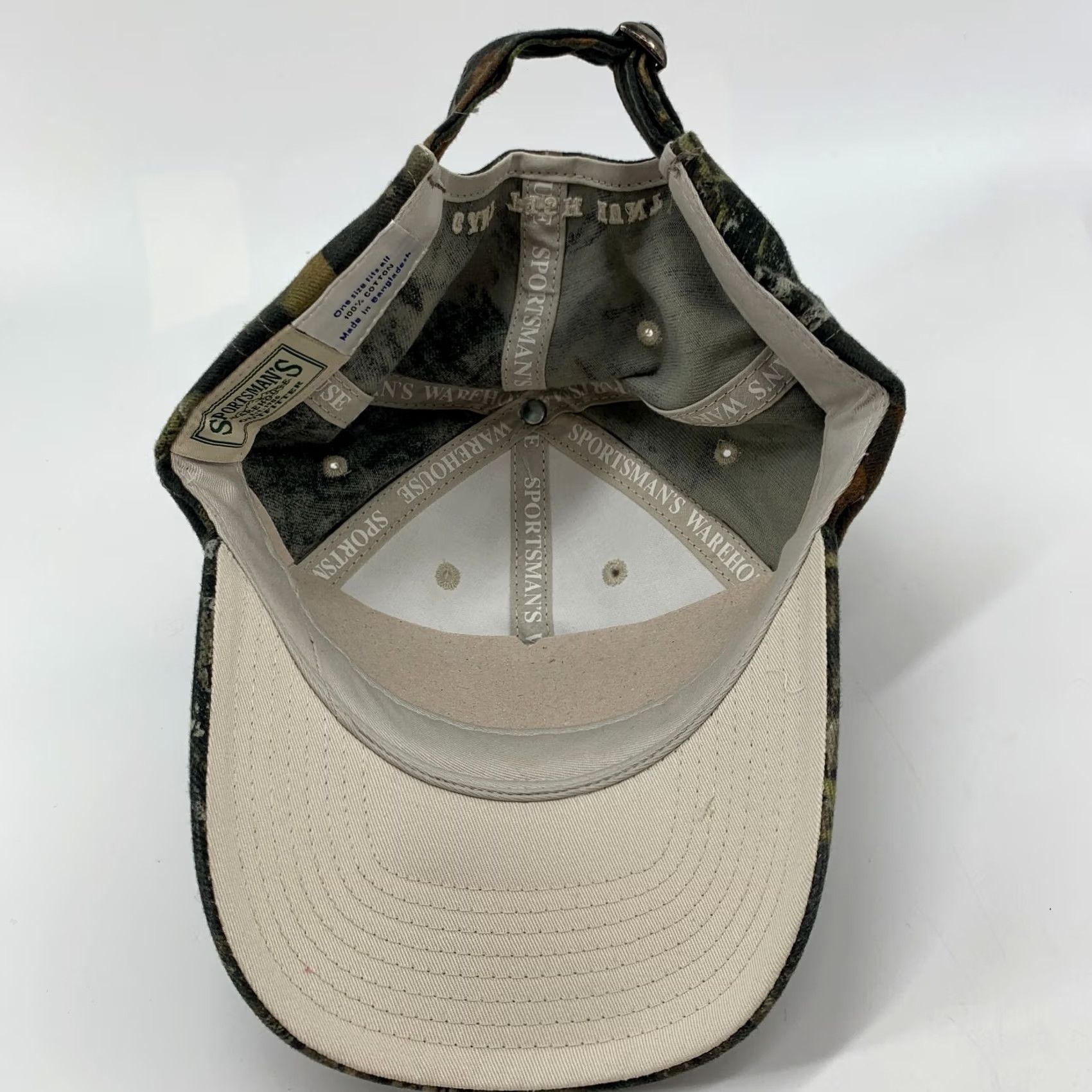 Warehouse Sportsman's Warehouse Outfitter Adjustable Camo Baseball Cap Green Men's OS New Size ONE SIZE - 5 Thumbnail