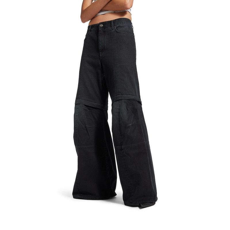 Balenciaga o1tr1nto0426 Flared Cargo Pants in Black Size 30" / US 8 / IT 44 - 5 Thumbnail