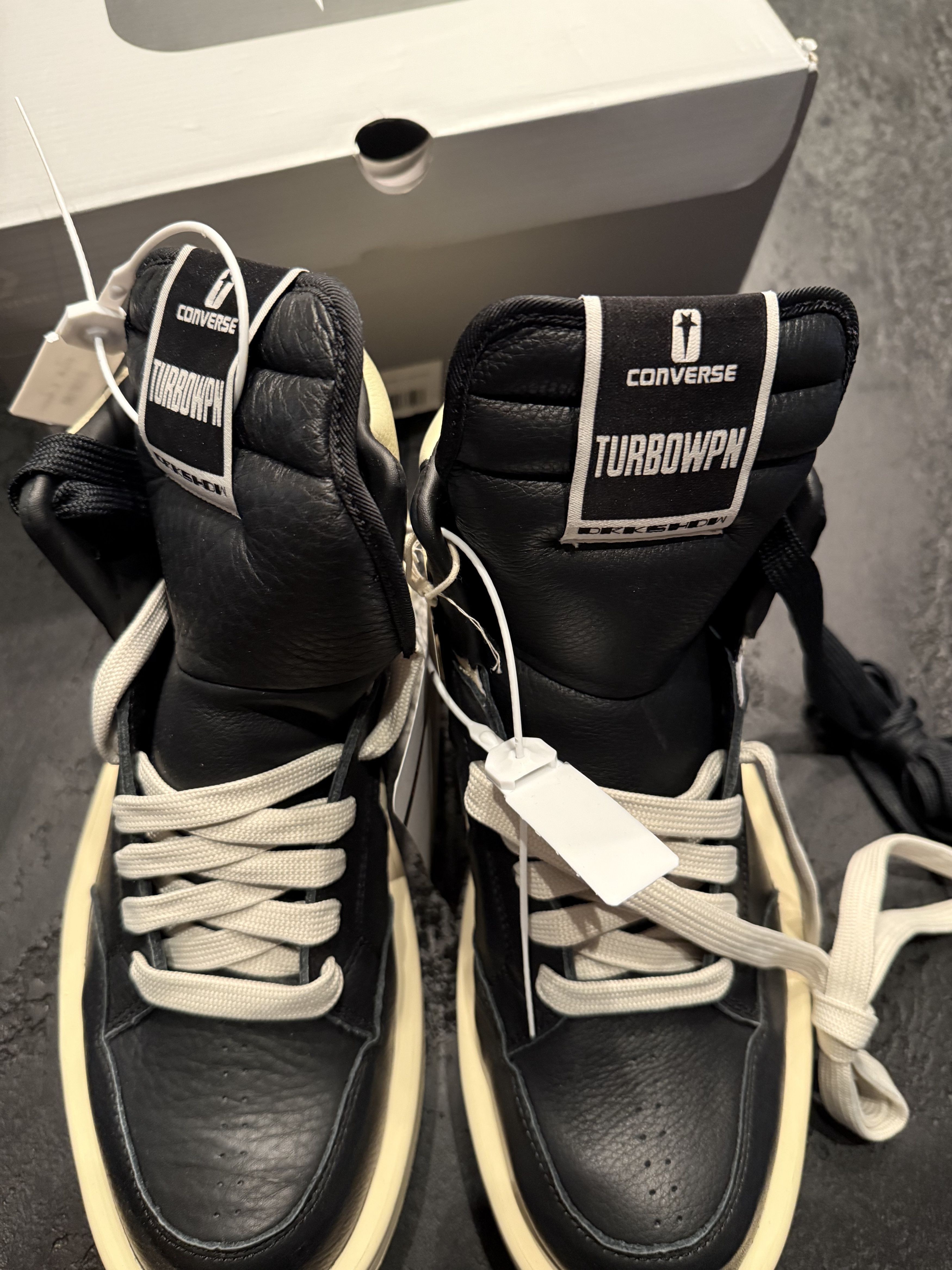 Rick Owens Drkshdw Rick Owens DRKSHDW x Converse TurboWPN sneaker Size US 11 / EU 44 - 2 Thumbnail
