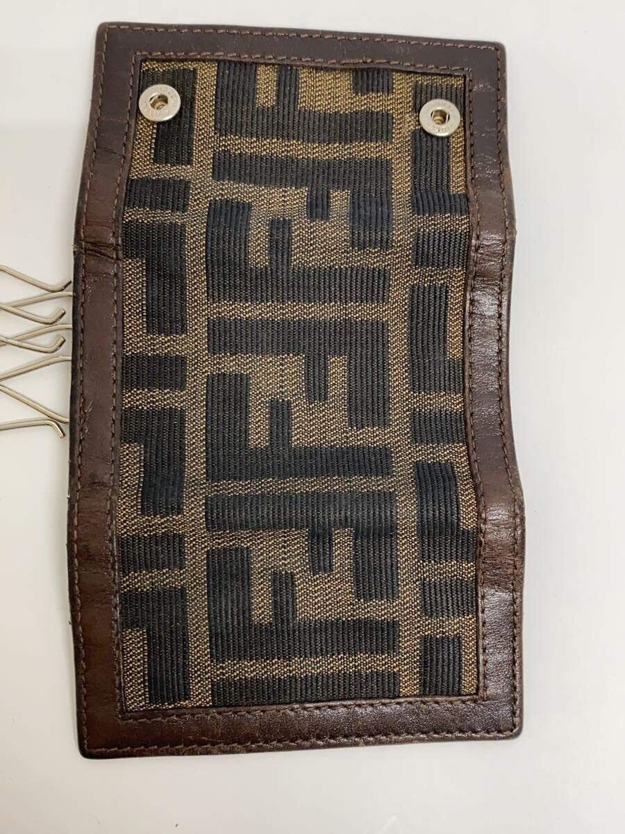 Fendi Fendi Cotton Key Case Brown Size ONE SIZE - 8 Thumbnail