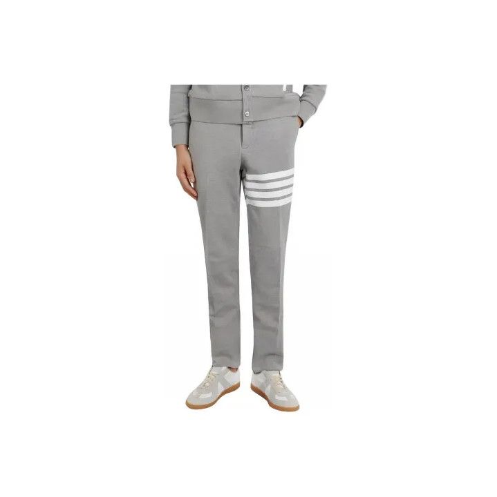 Thom Browne Thom Browne Grey Relaxed Fit Sweatpants Size US 36 / EU 52 - 1 Thumbnail