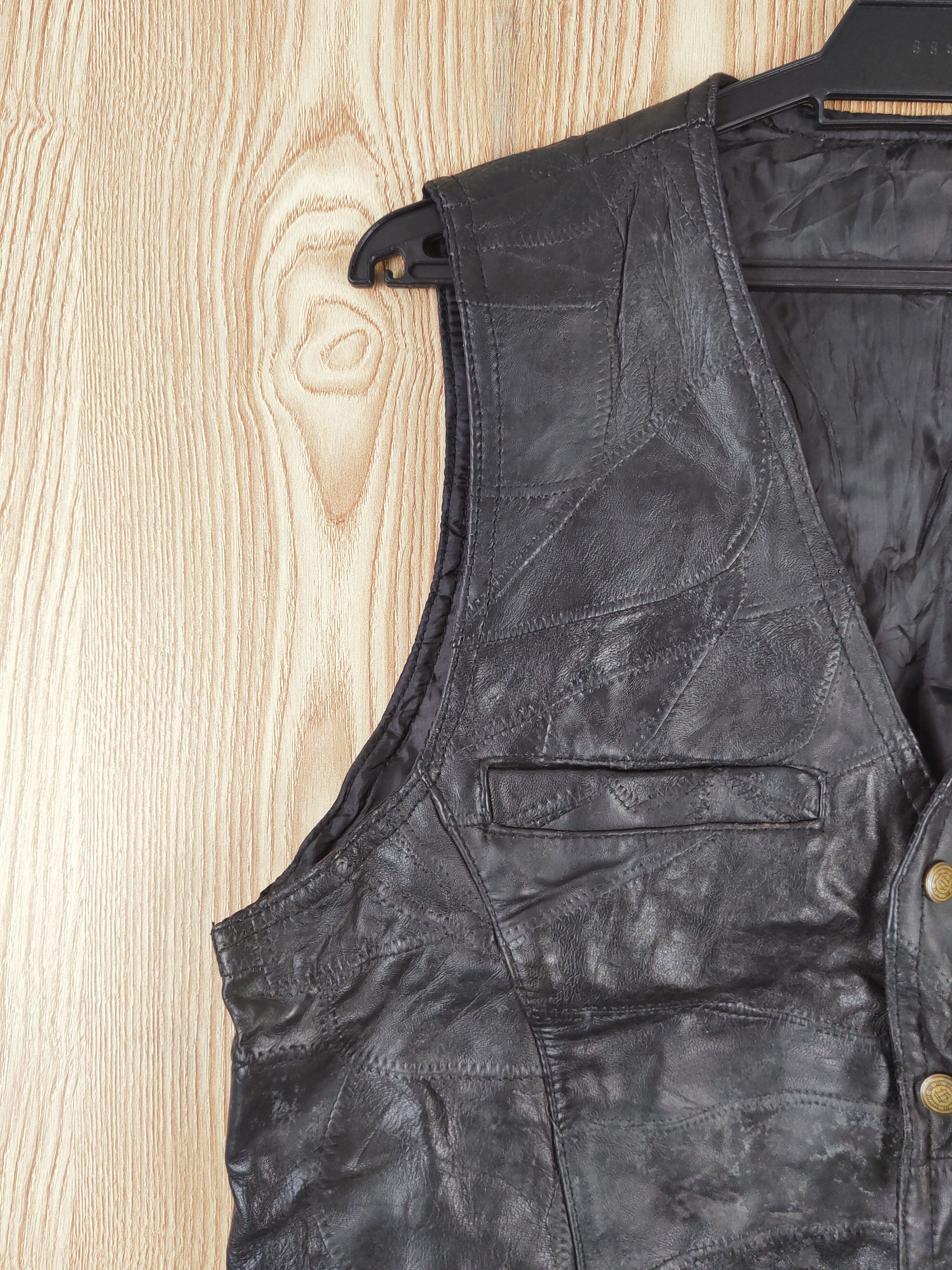 Japanese Brand Japanese Brand vintage Black Leather Vests #W179 Size US M / EU 48-50 / 2 - 4 Thumbnail