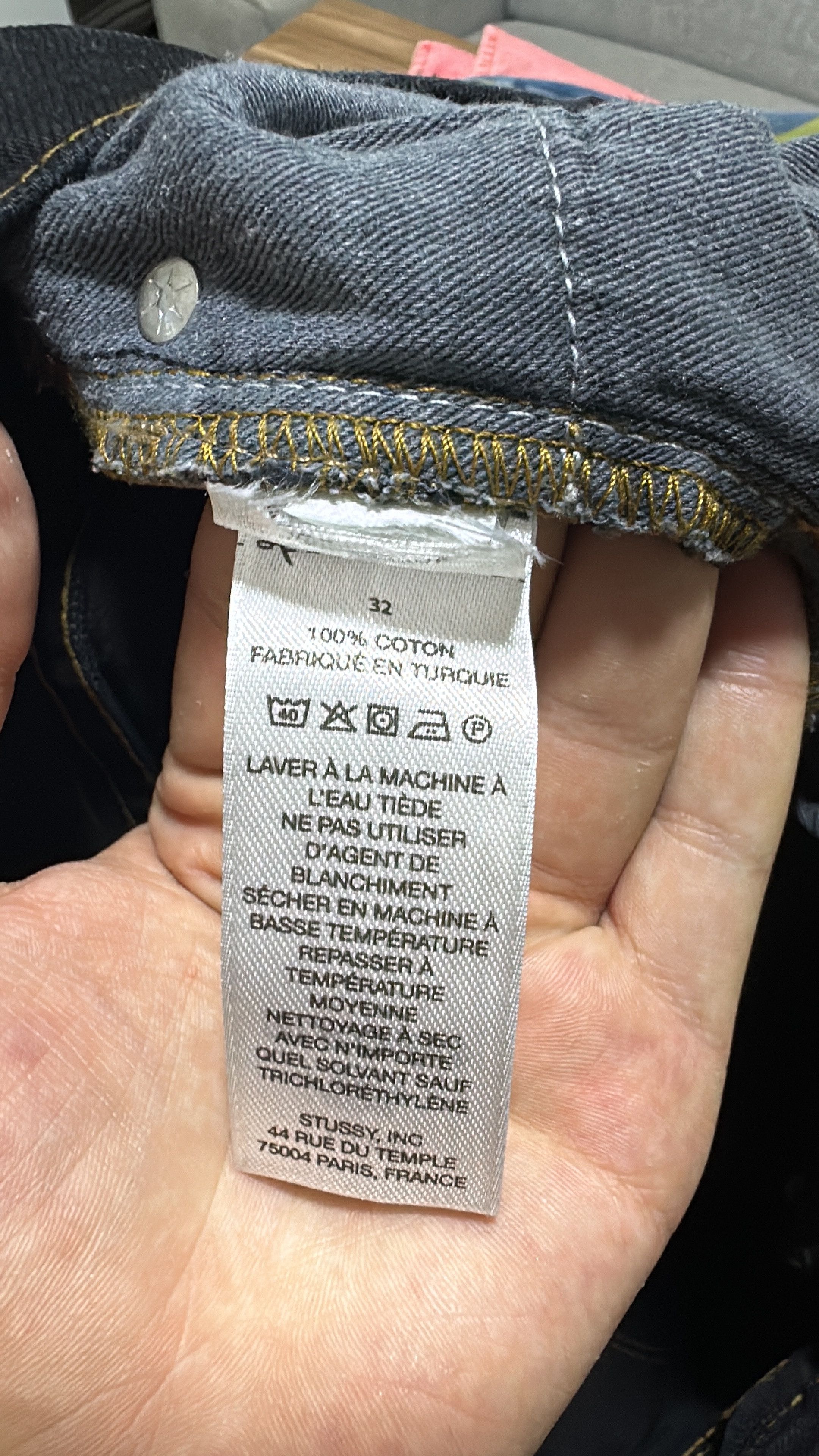 Stussy Stussy Classic Jean Washed Black Size 32 Size US 32 / EU 48 - 7 Thumbnail