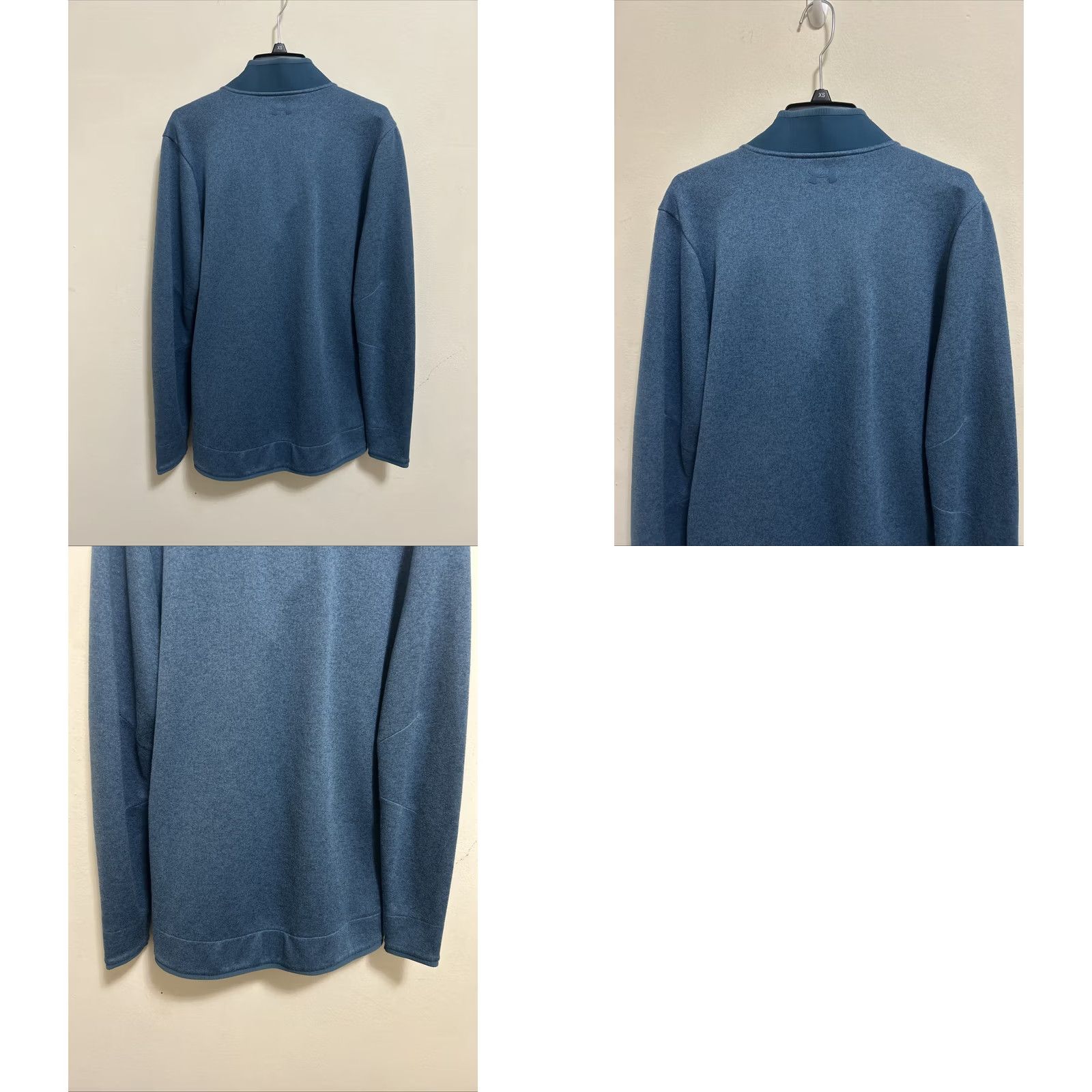 Under Armour Under Armour Coldgear Golf Mens Shirt S Henley Pullover Blue sweatshirt polo pullover with snap logo Embroidered Size US S / EU 44-46 / 1 - 8 Thumbnail