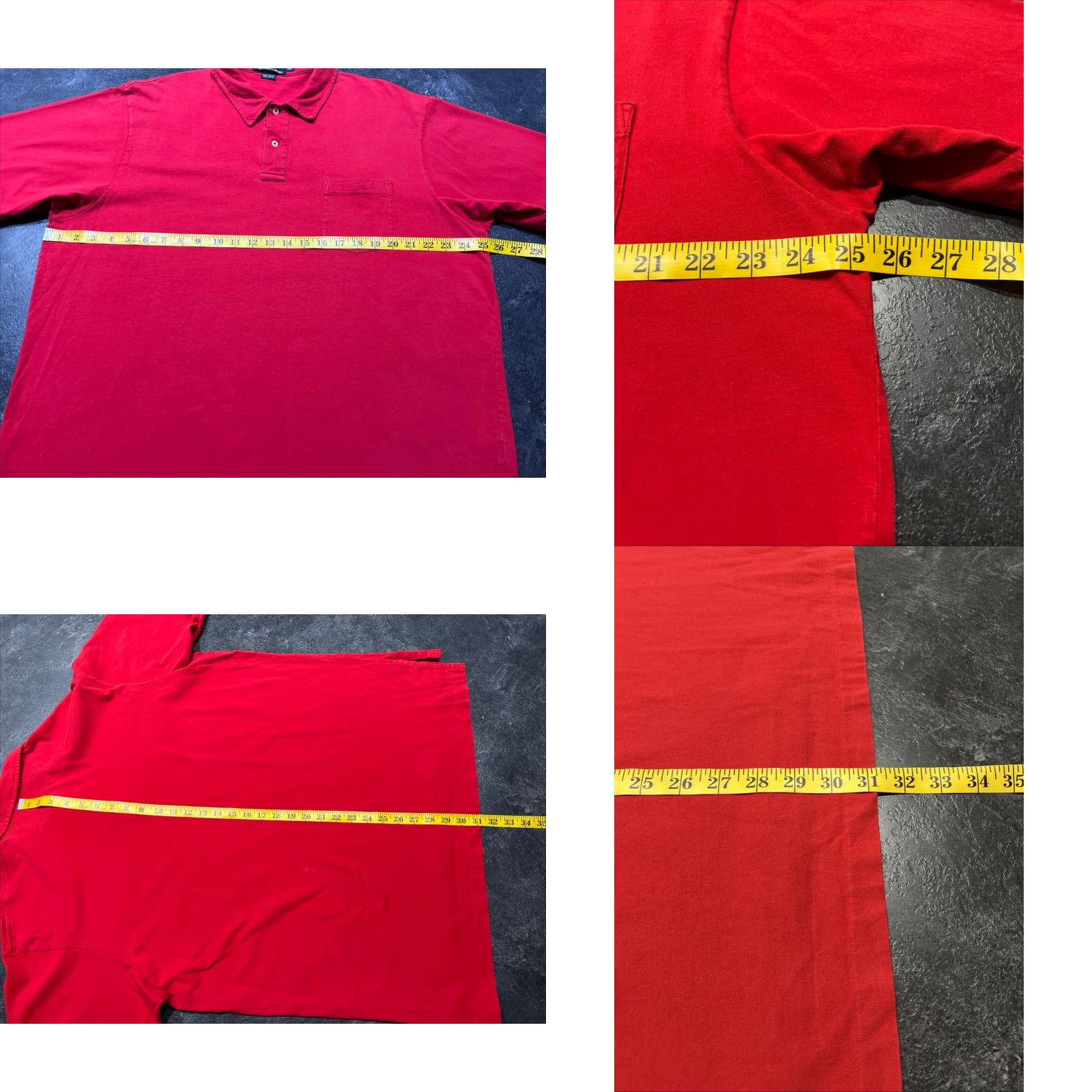 Polo Ralph Lauren VINTAGE Polo Ralph Lauren Polo Shirt Men XXL Red Cotton Short Sleeve Logo Casual Size US XXL / EU 58 / 5 - 8 Thumbnail