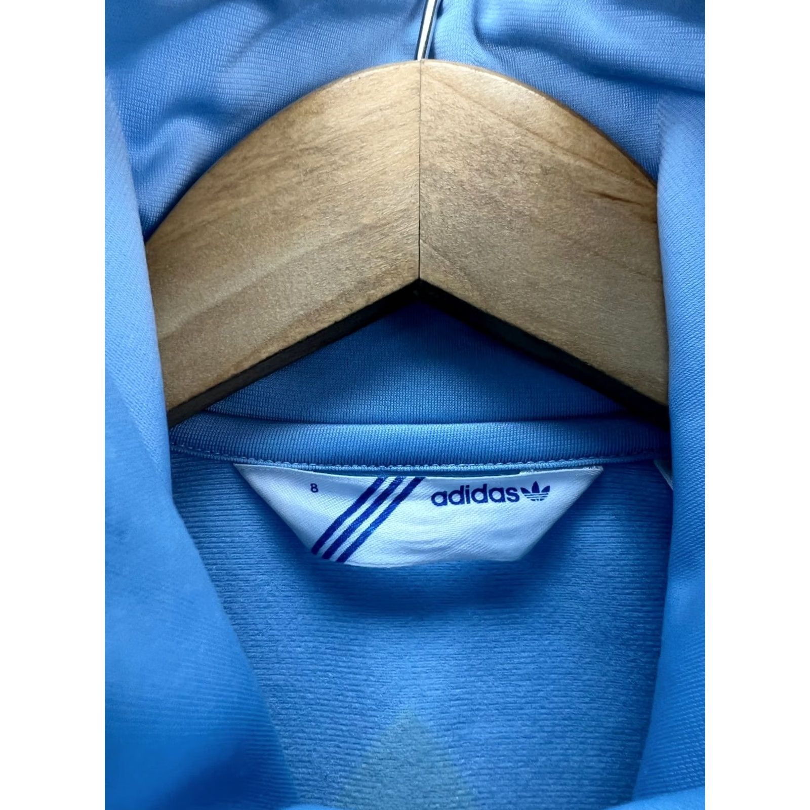 Adidas Vintage adidas Grun Track Top Jacket Light Blue Zip Up Womens XS 8, Light blue, Vintage, adidas Originals, Track Top, Womens, XS Size XS / US 0-2 / IT 36-38 - 6 Thumbnail
