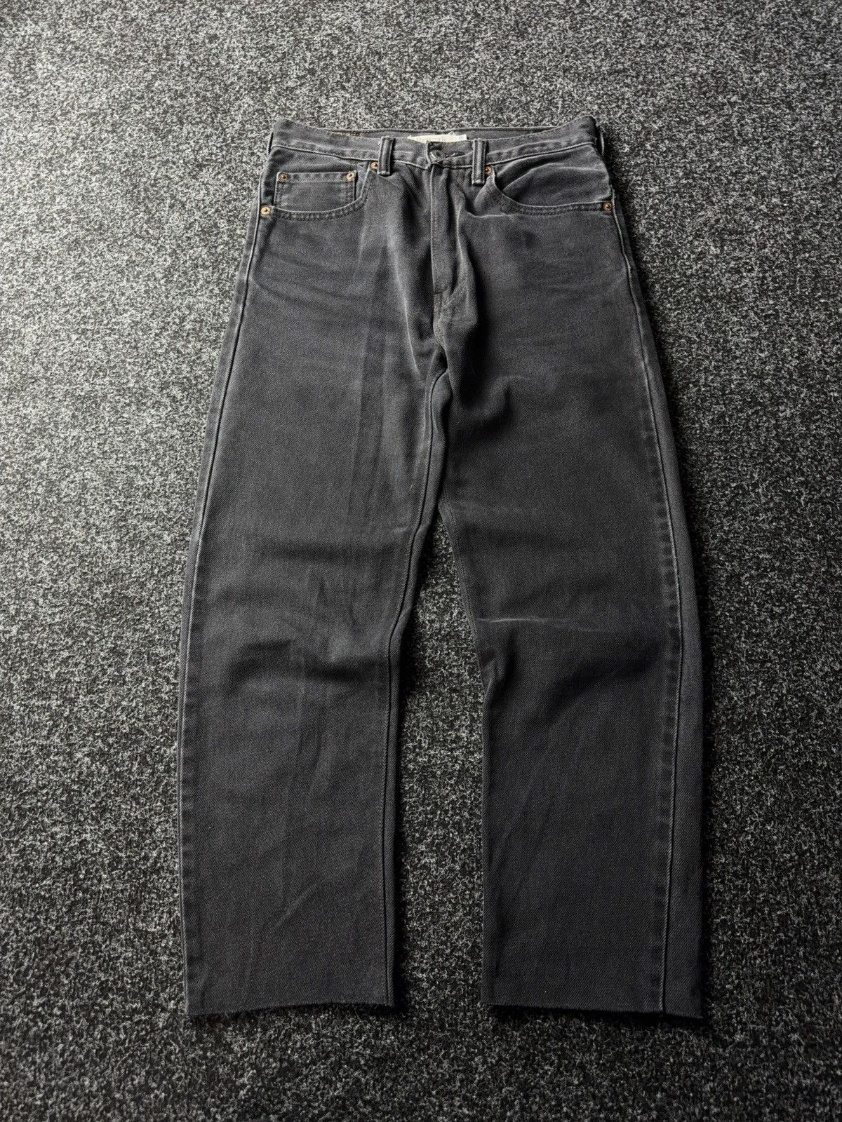 Levi's Vintage 00s Y2K Rework Levi’s 517 Black Jeans Denim pants Size US 29 - 1 Thumbnail