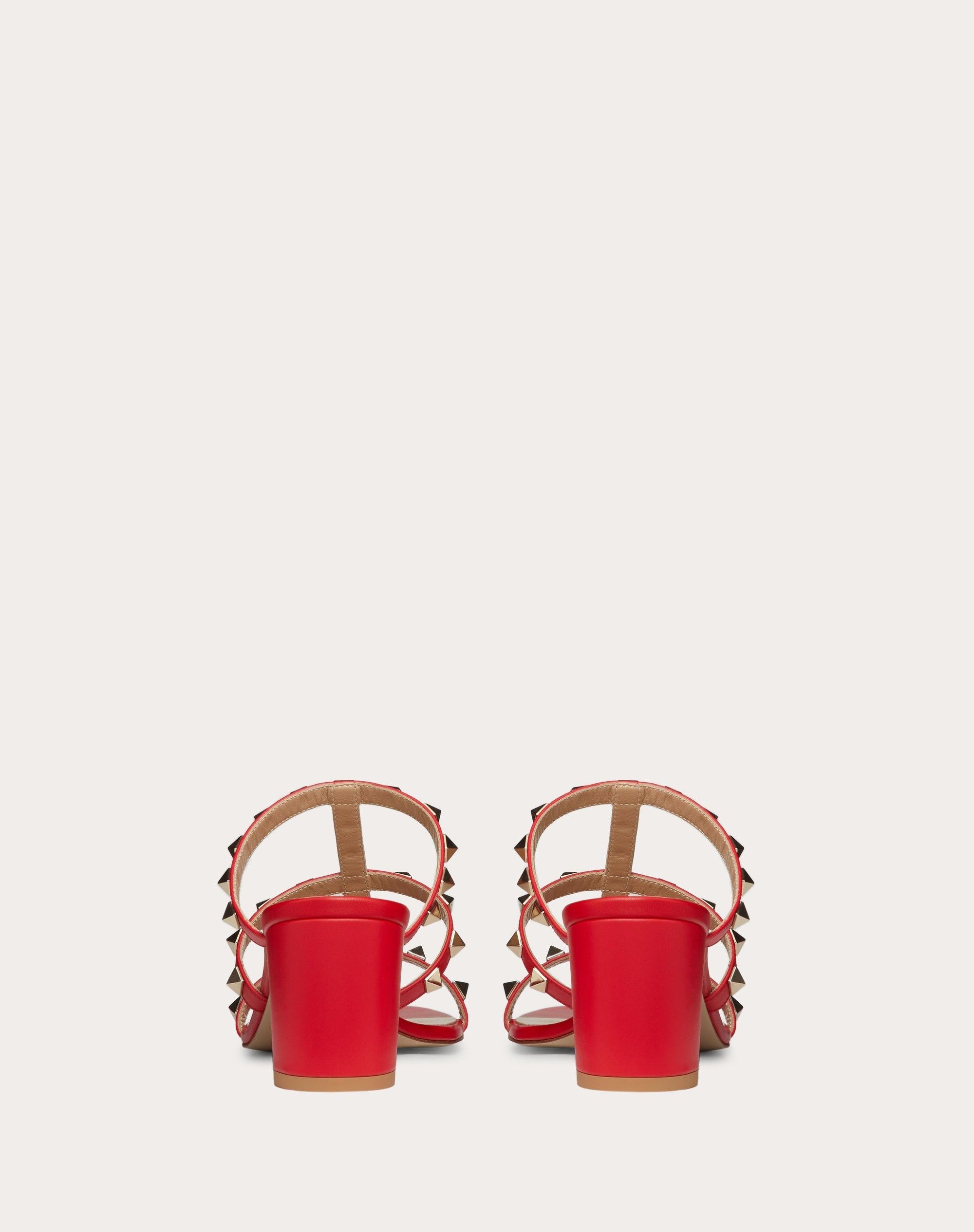 Valentino os11x0326 Rockstud Sandals in Red Size US 8 / IT 38 - 3 Thumbnail