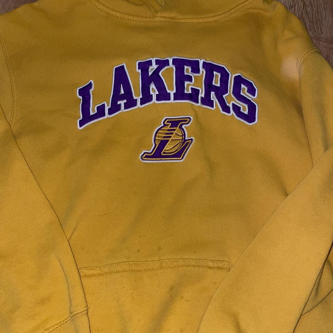 NBA Yellow and purple Lakers hoodie Size US L / EU 52-54 / 3 - 1 Thumbnail