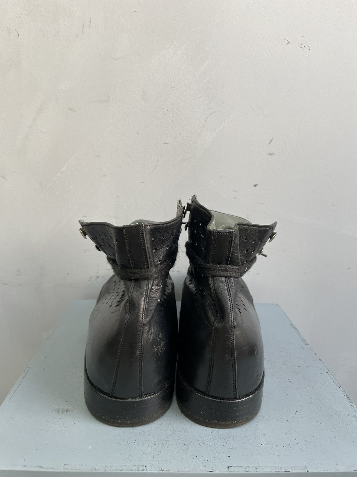 Western Rise Rare military avant garde Guidi style combat leather boots Size US 10 / EU 43 - 8 Thumbnail