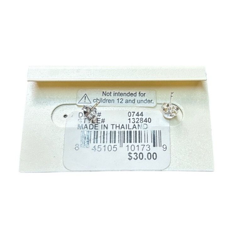 Other Sterling Silver Open Heart Stud Earrings By Unwritten Size ONE SIZE - 3 Thumbnail