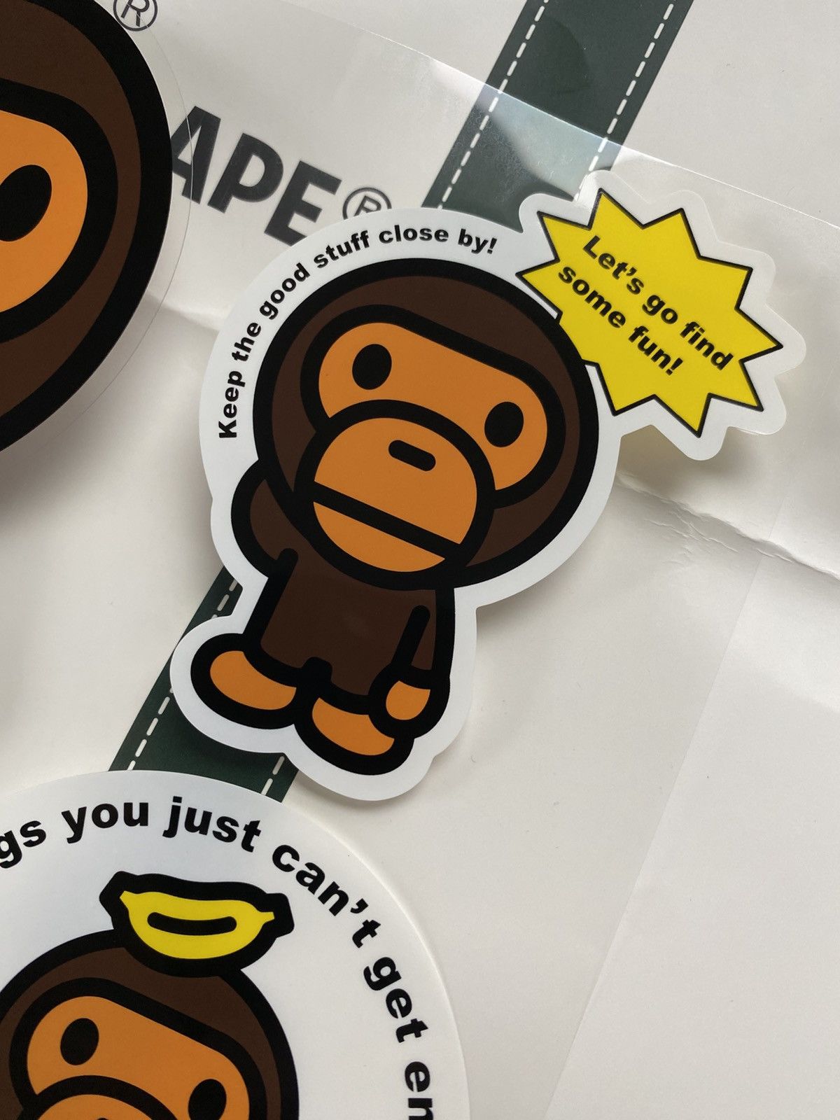 Bape Bape Baby Milo Stickers Size ONE SIZE - 3 Thumbnail