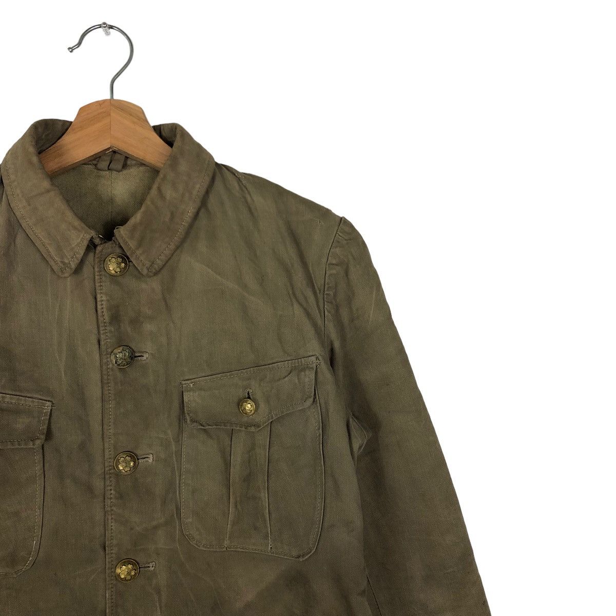Vintage 🔥50’s True Vintage Chore Work Jacket Military Army Collect Size US M / EU 48-50 / 2 - 6 Thumbnail