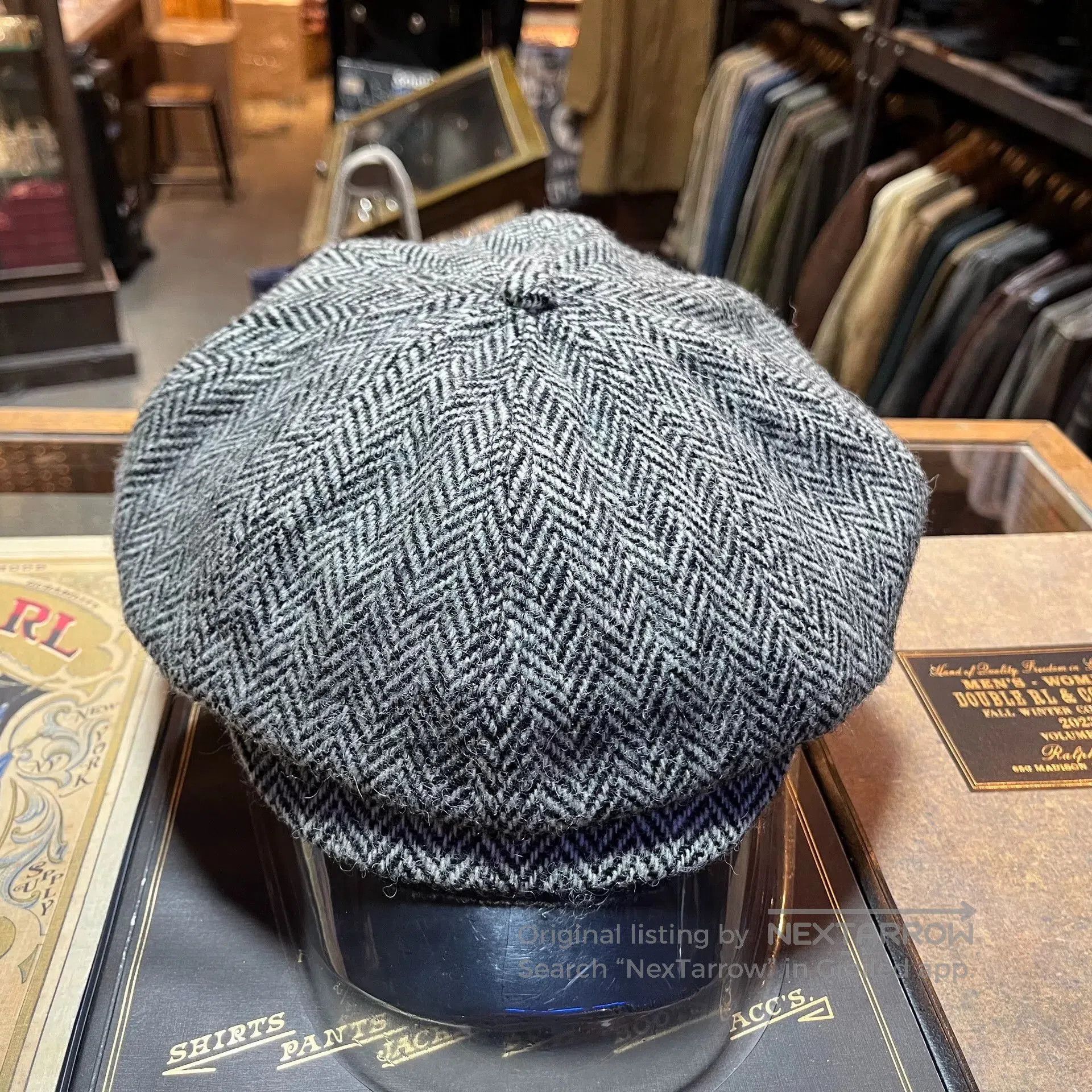RRL Ralph Lauren harris tweed wool eight-panel cap. Size ONE SIZE - 1 Thumbnail